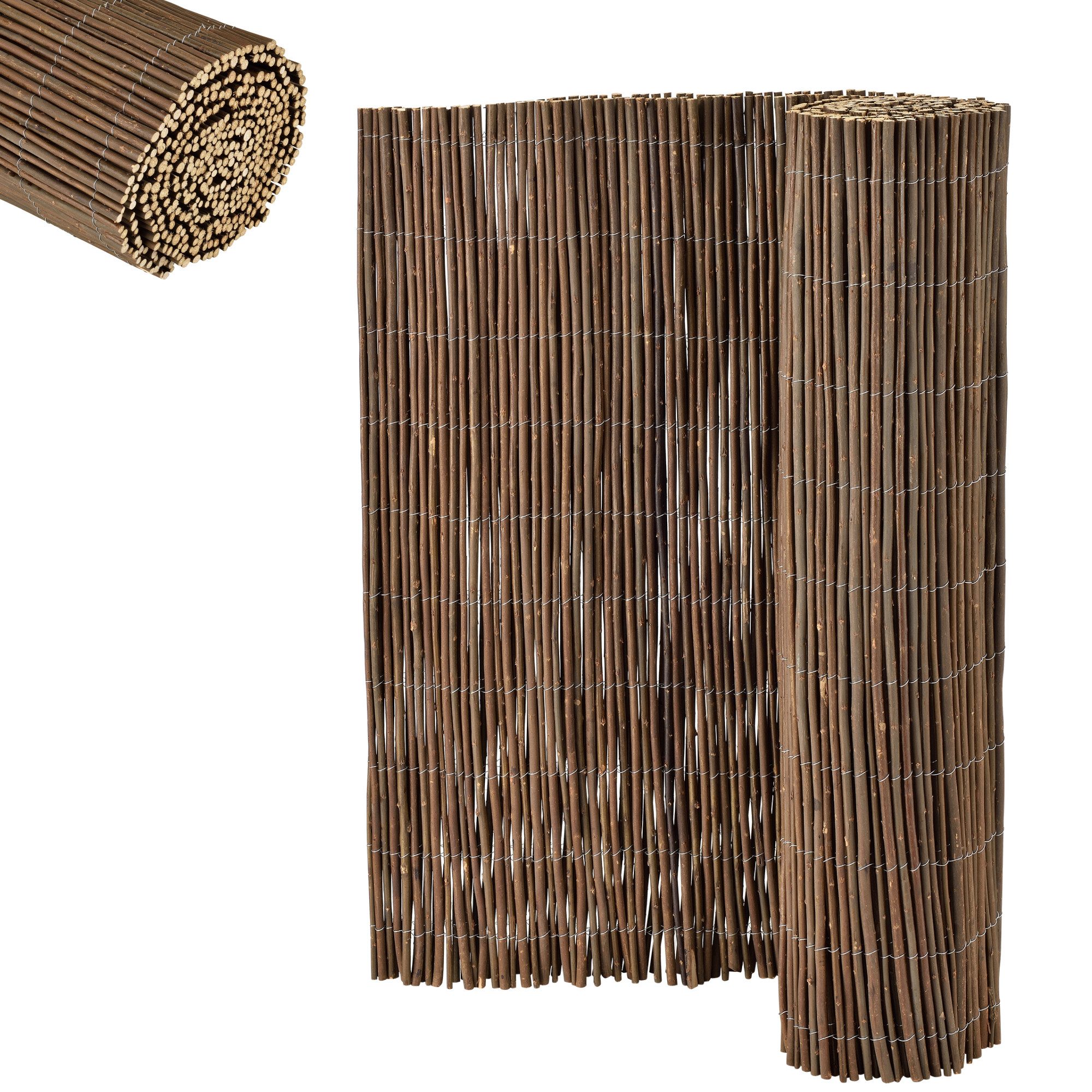casa.pro Gartenzaun, »Hyssna« Weidenzaun 100 x 300 cm