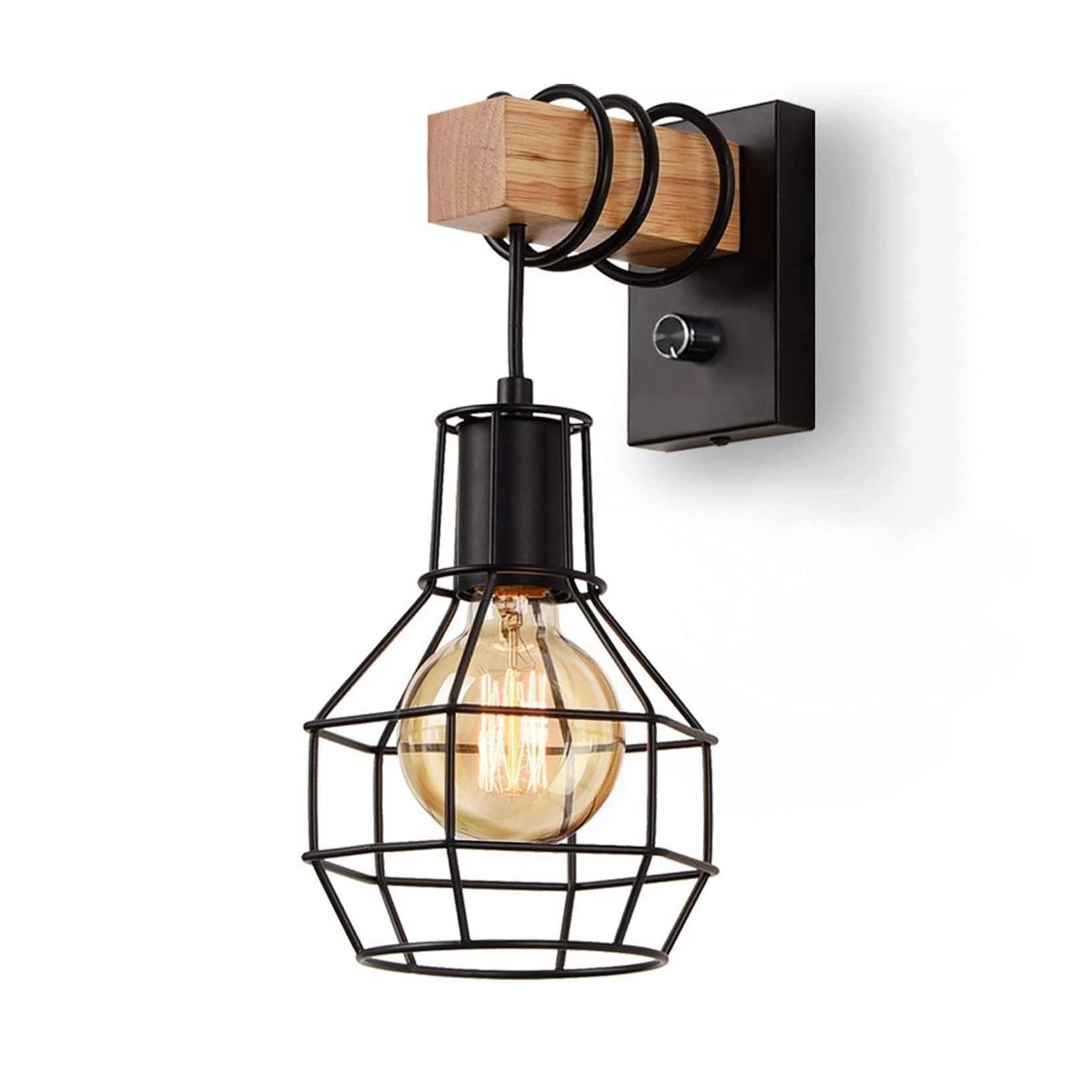 BlingBin Wandleuchte Wandlampe dimmbar aus Holz günstig online kaufen