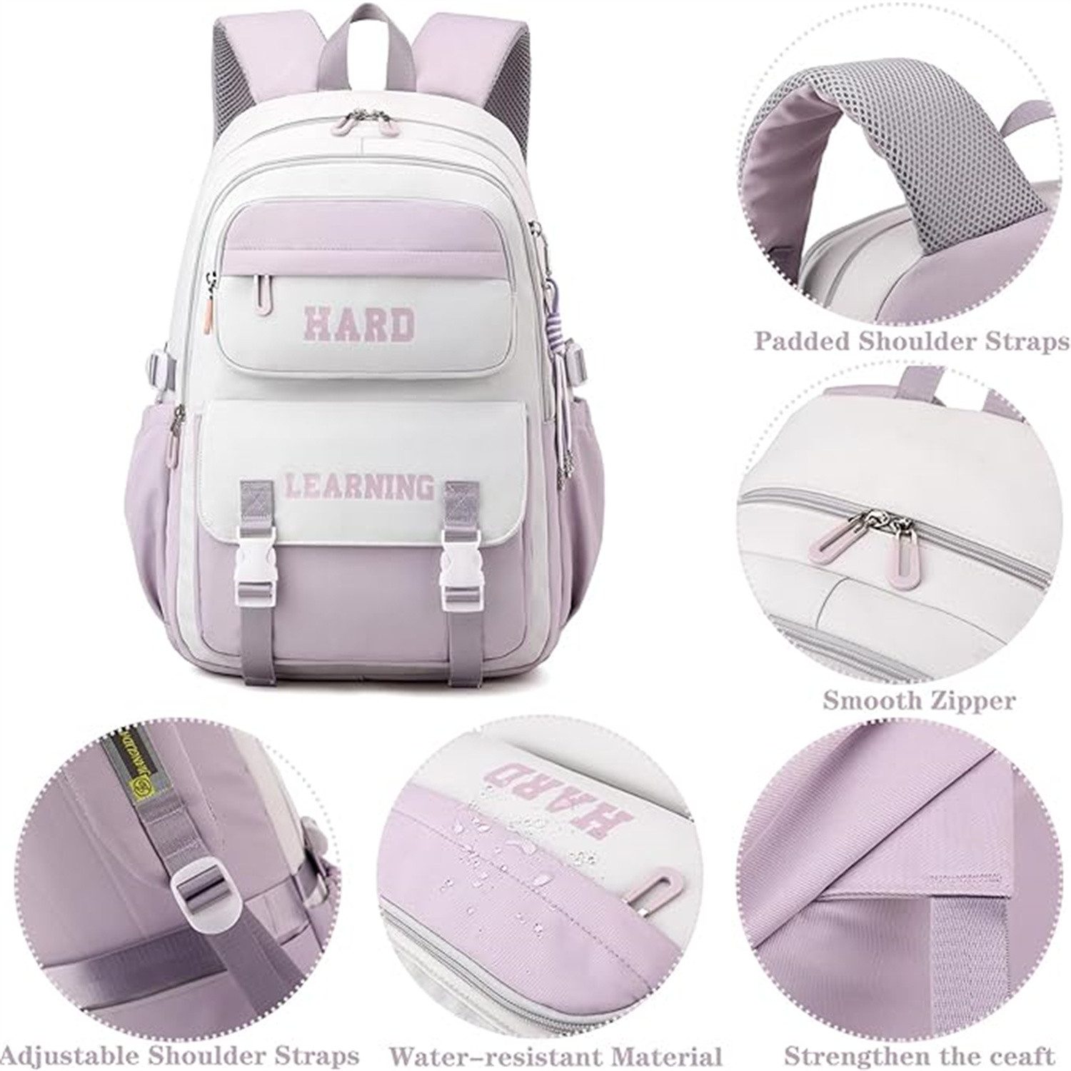 autolock Schulrucksack Schulrucksack Teenager Rucksack Schultasche