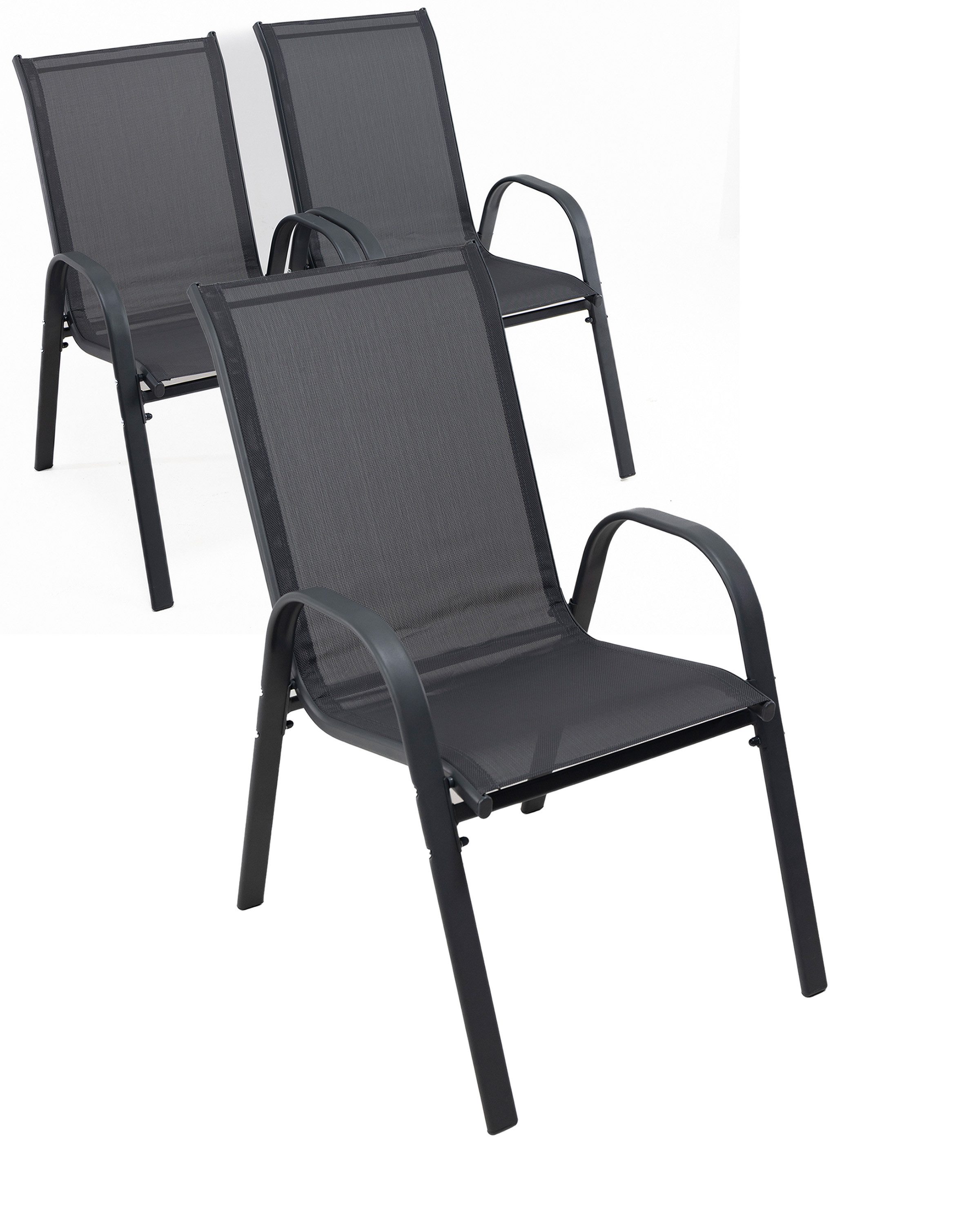 ONDIS24 Gartenstuhl Gartenstuhl Stapelstuhl Manor, Metallgestell günstig online kaufen
