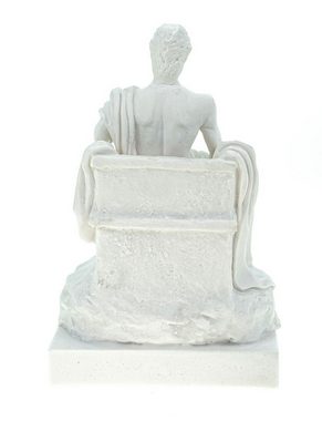 Kremers Schatzkiste Dekofigur Alabaster Deko Figur Zeus Göttervater 14 cm