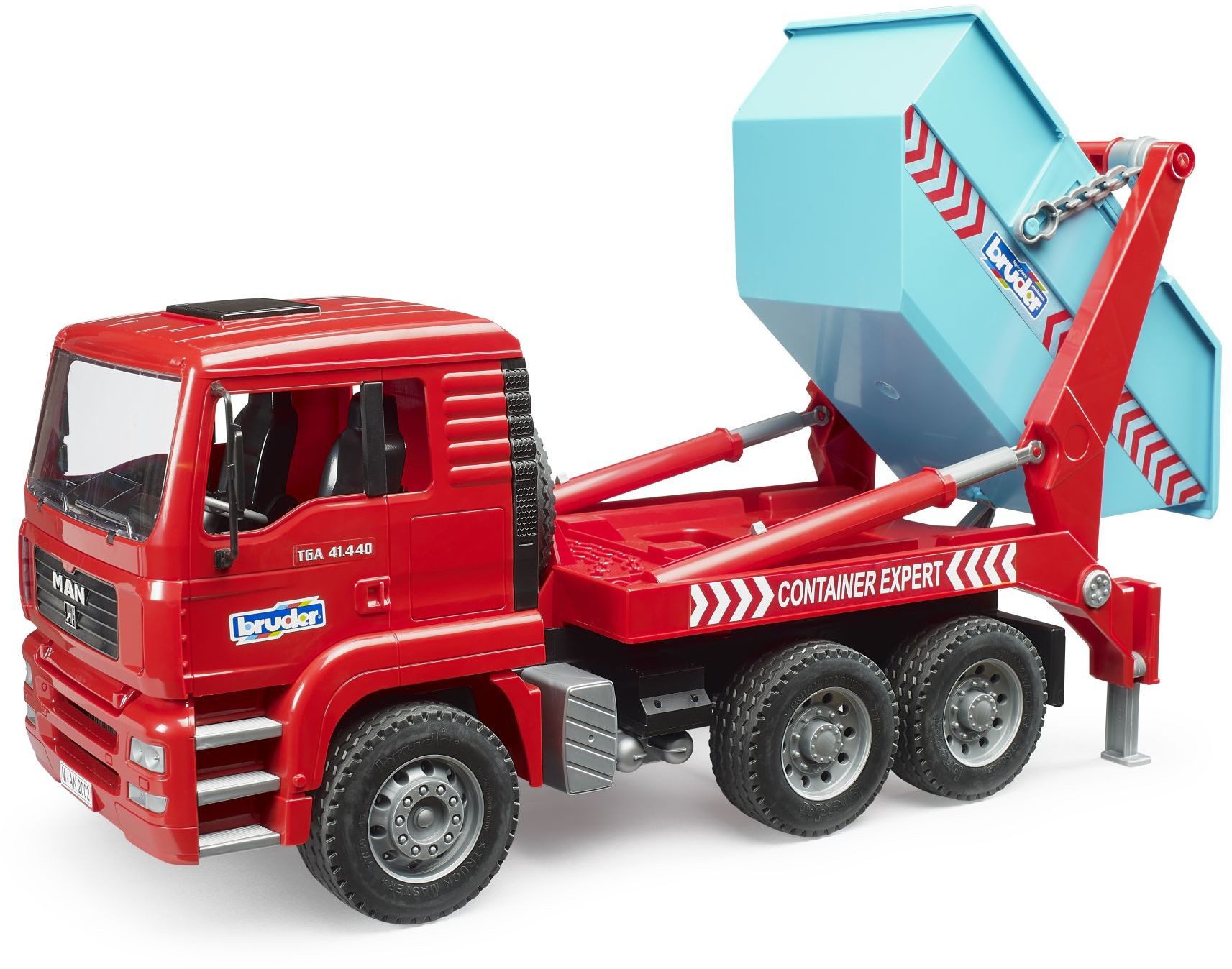 Bruder® Spielzeug-Auto Spielfahrzeug Nutzfahrzeug Baustelle MAN TGA Absetzcontainer 02741
