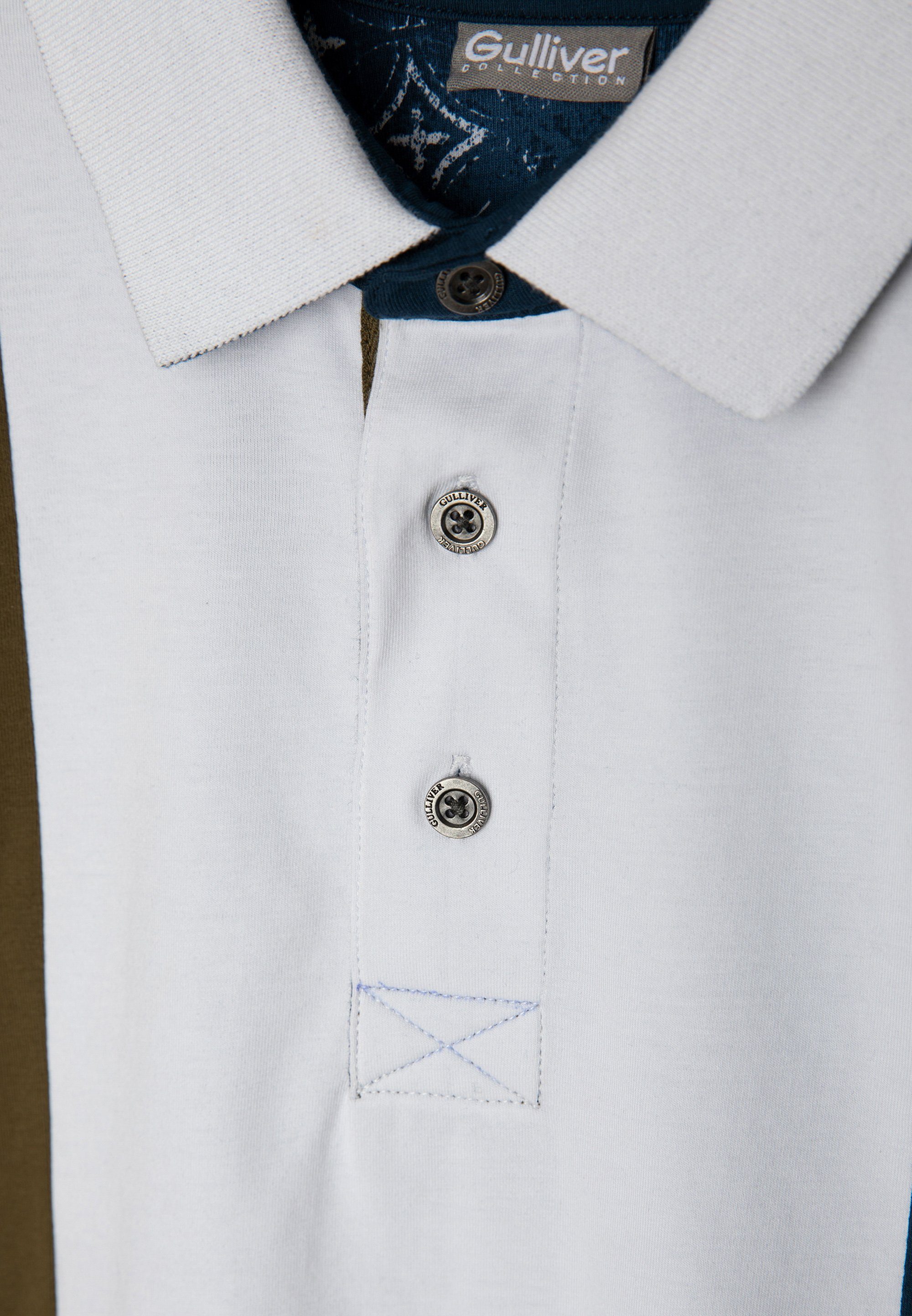 Gulliver Poloshirt mit trendigem Color-Blocking-Print