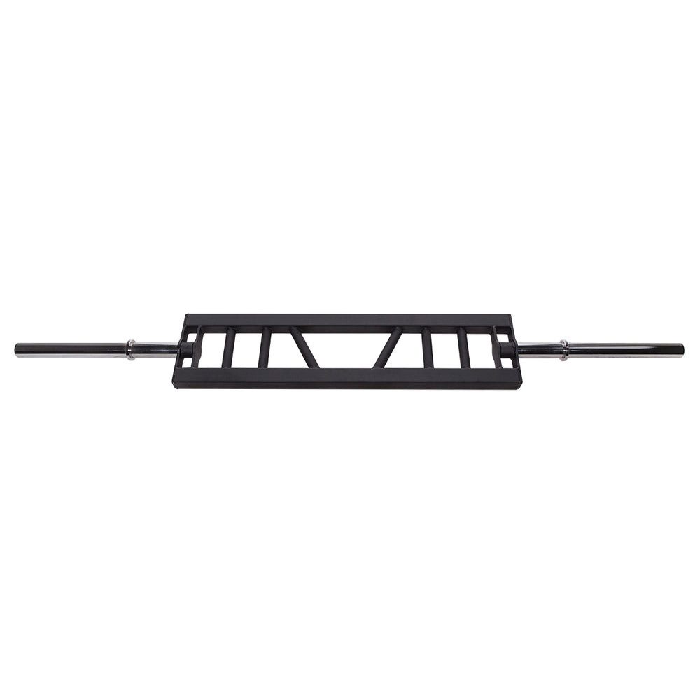 HMS Trizepsstange Multigriffstange Hammerstange Krafttrainingsstange, Chromstahl, Stahl, 213.0 cm (Spar-Set, 1-tlg., 213 cm gerändelt), 3 Griffweiten, gerändelt, Chromstahl, 50 mm Aufnahme