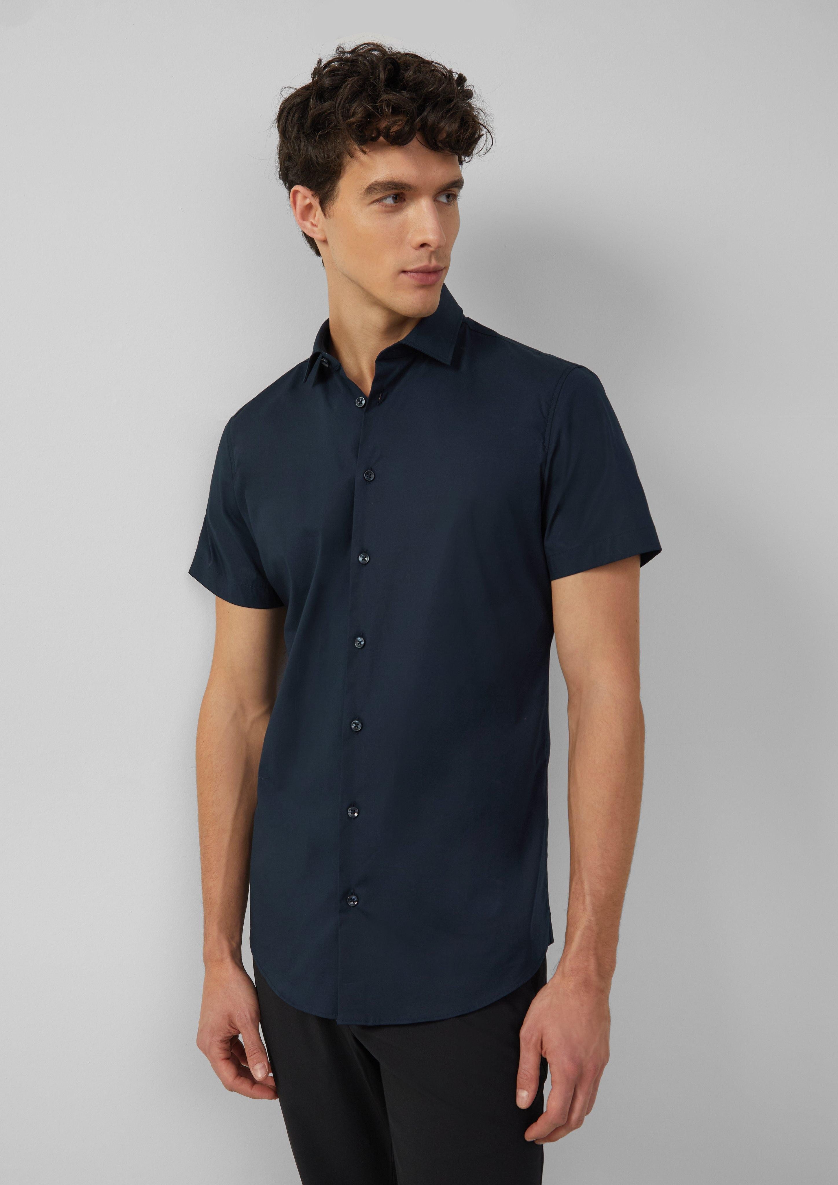 s.Oliver BLACK LABEL Kurzarmhemd Tailored Fit: günstig online kaufen