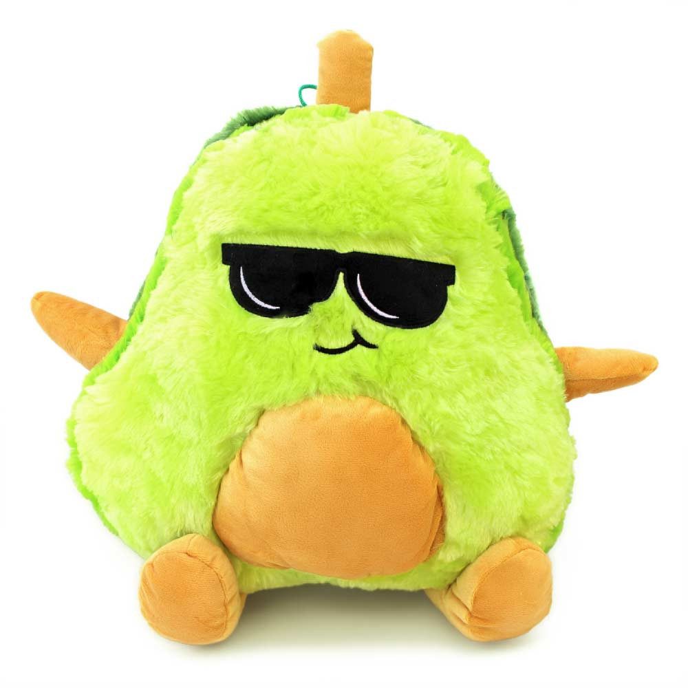 Landahl & Baumann Kuscheltier Kawaii Avocado aus Plüsch mit Gesicht - ca. 38 cm (1-St)