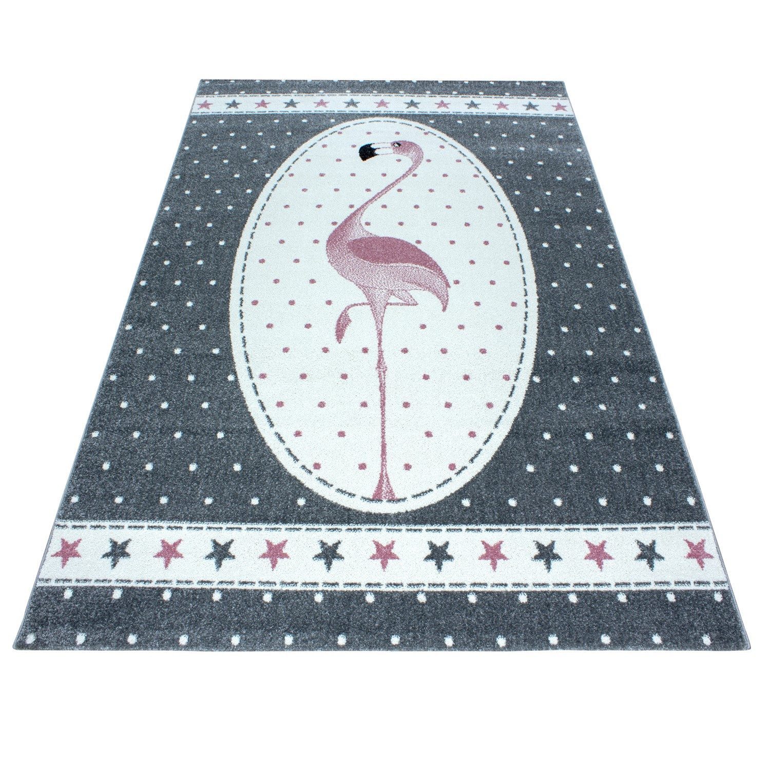 Carpettex Kinderteppich Flamingo Design, Läufer, Höhe: günstig online kaufen
