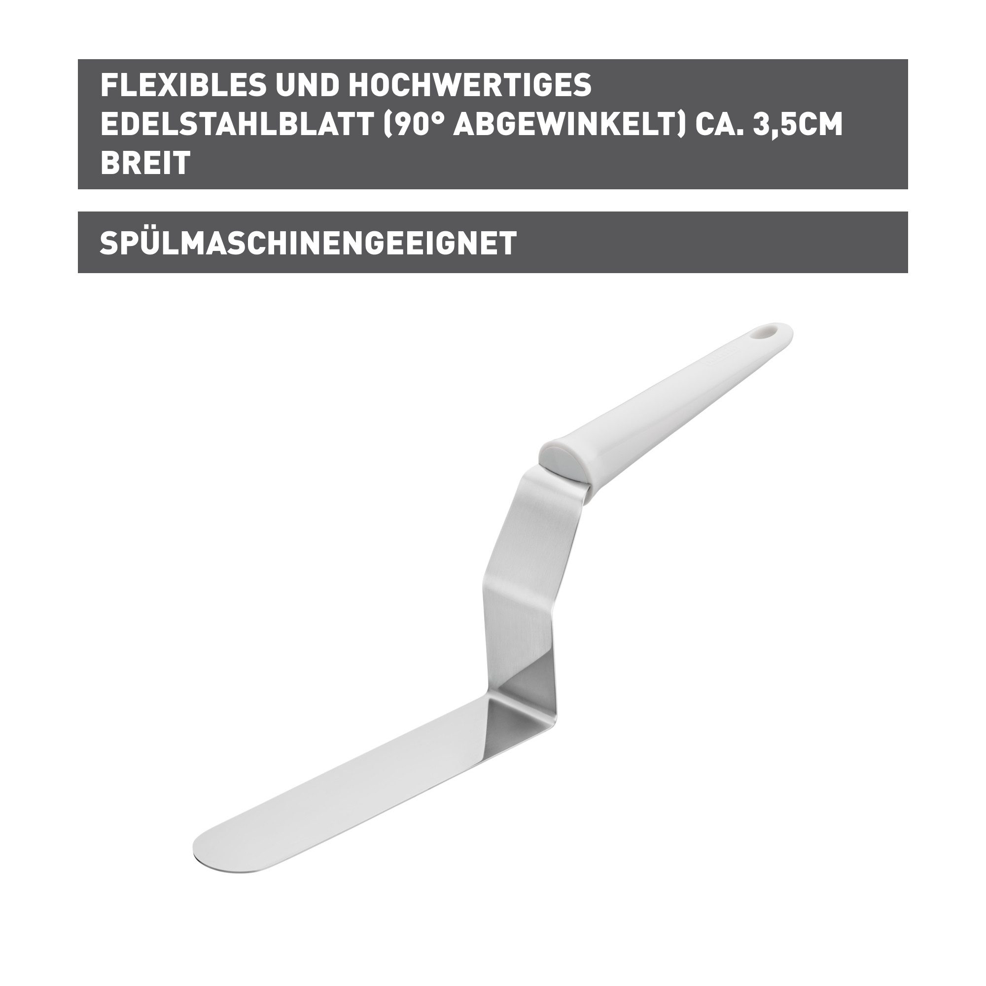 WMF Streichpalette Winkel-Streichpalette KAISER LBH 34x7x7.50 cm silber