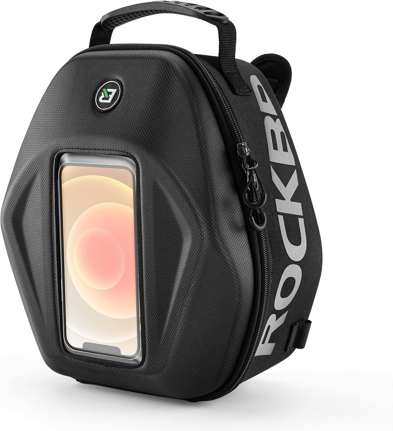 ROCKBROS Fahrradtasche Motorrad Tankrucksack 7L mit Touchscreen, wasserdicht, Schwarz