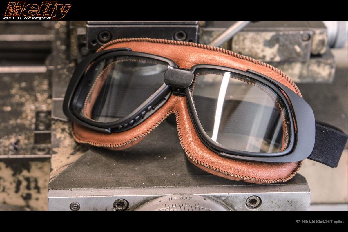 Helly - No.1 Bikereyes gepolsterte Fliegerbrille Motorradbrille 1350