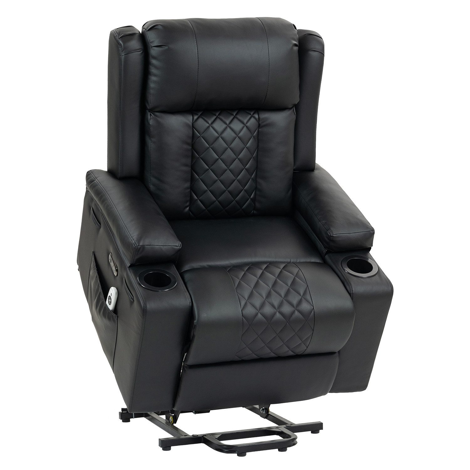 BRTHORY Massagesessel Relaxsessel mit Massagefunktion, Fernsehsessel, 360°drehbar (1-St), Massagesessel mit Liege- und Schaukel-Funktion