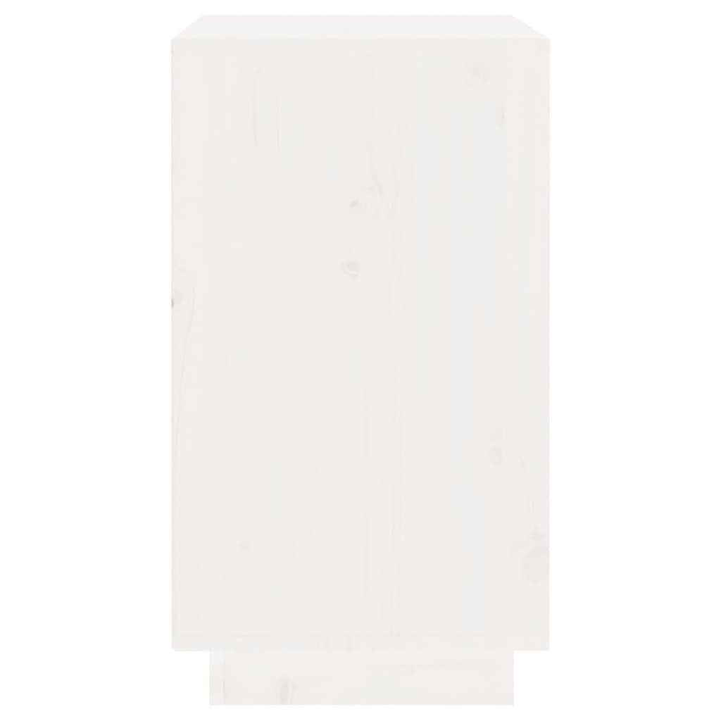 cm Weiß Barschrank Kiefer 55,5x34x61 vidaXL Massivholz (1-St) Weinregal