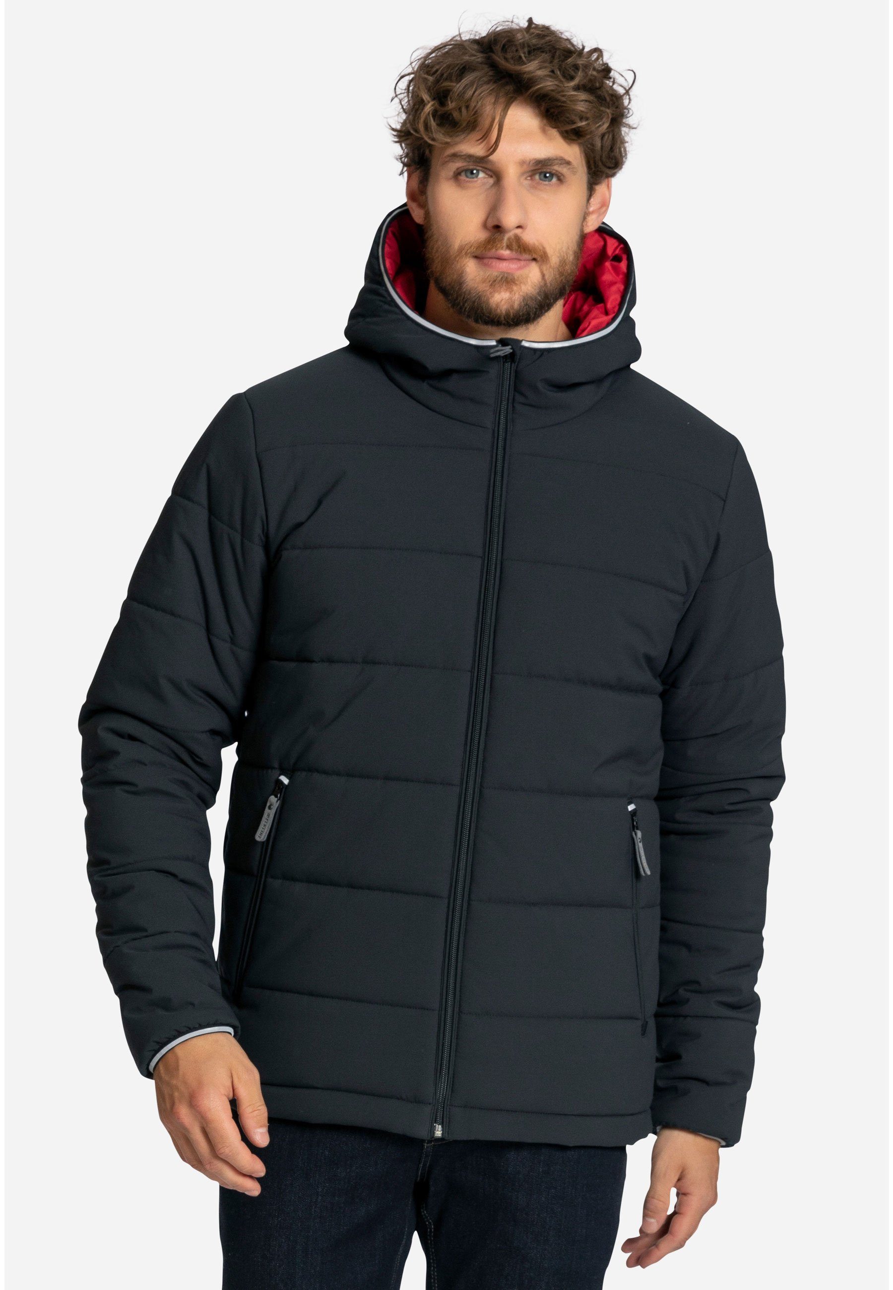 Elkline Allwetterjacke Northern Comfort leicht gefüttert; Reflektierende Details