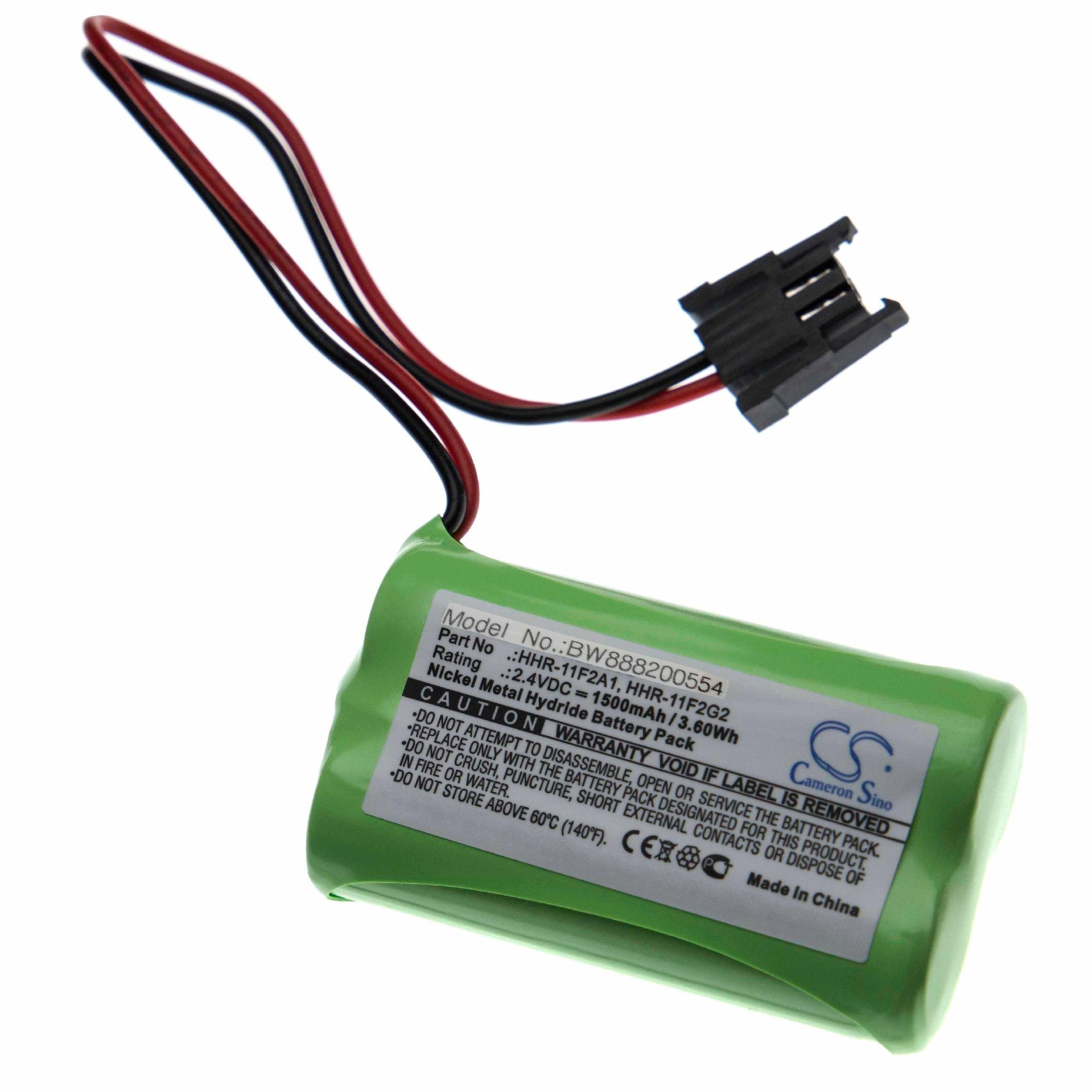 vhbw kompatibel mit Yokogawa CS-1000, S9129FA, CS-3000 Akku NiMH 1500 mAh (2,4 V)