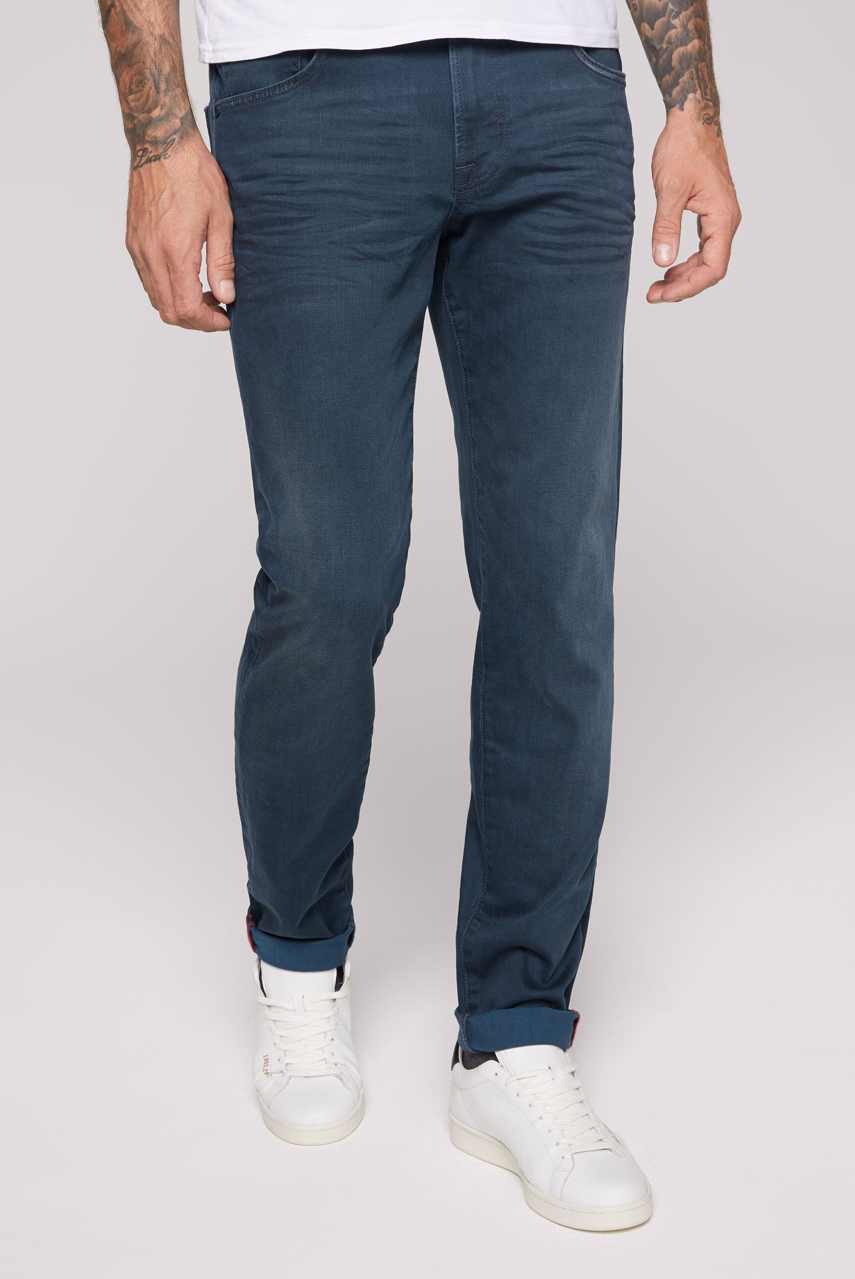 CAMP DAVID Regular-fit-Jeans mit hoher Leibhöhe, Reguläre Oberschenkelweite