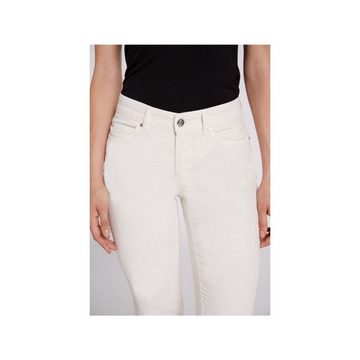 Oui Leggings offwhite regular (1-tlg)