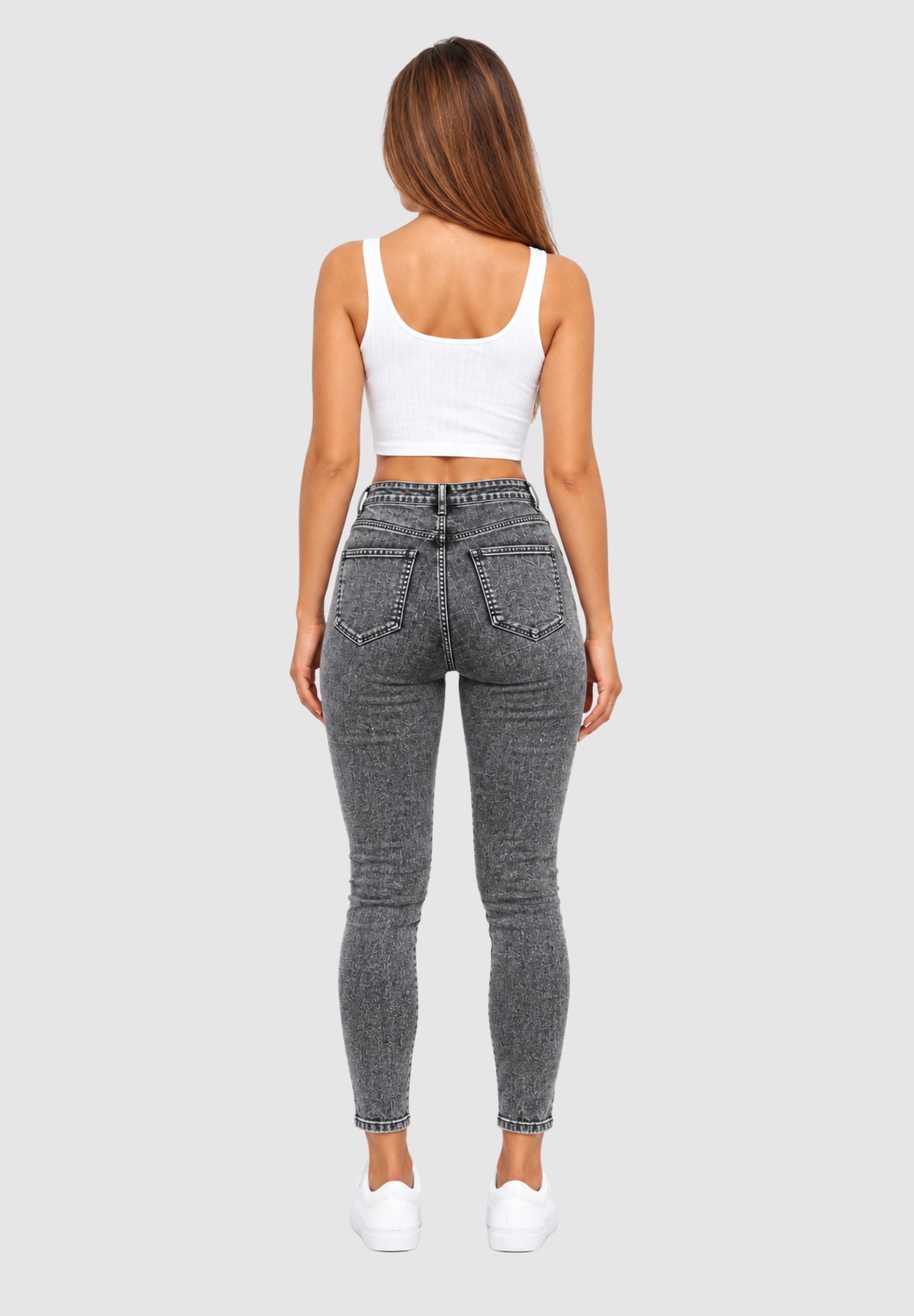 Elara Slim-fit-Jeans Highwaist Jeans – Bild 4 von 5