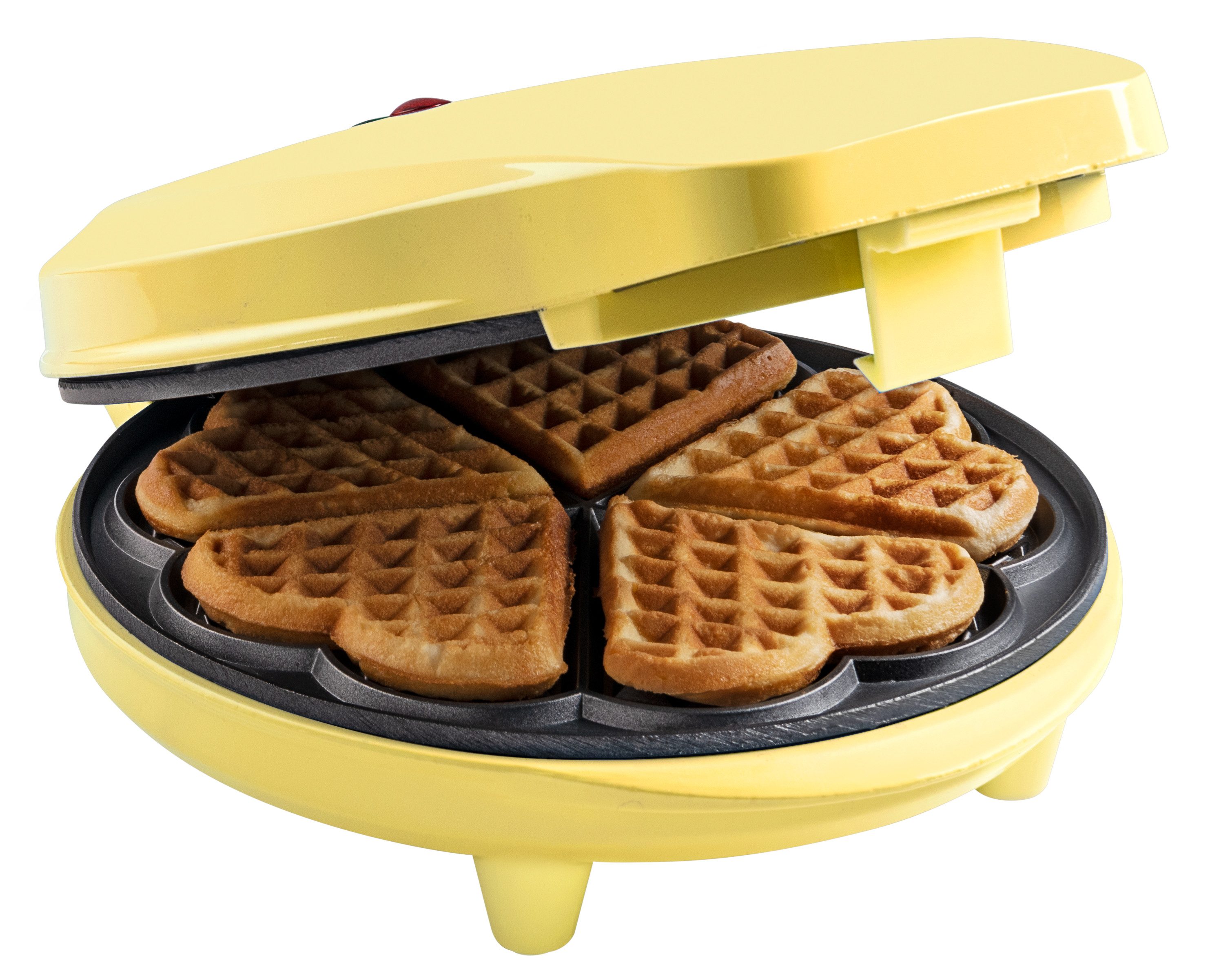 bestron Waffeleisen ASW217, 700 W, mit Backampel