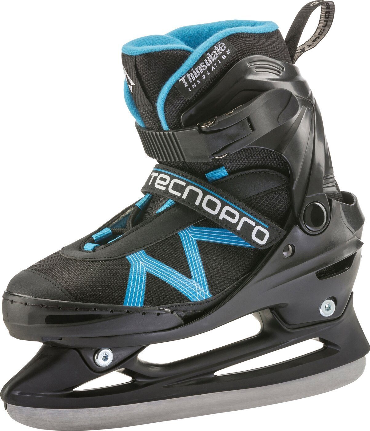 TECNOPRO Schlittschuhe Ju.-Eiskunst-Schuh Flash Jr. Boy II SCHWARZ/H`BLAU