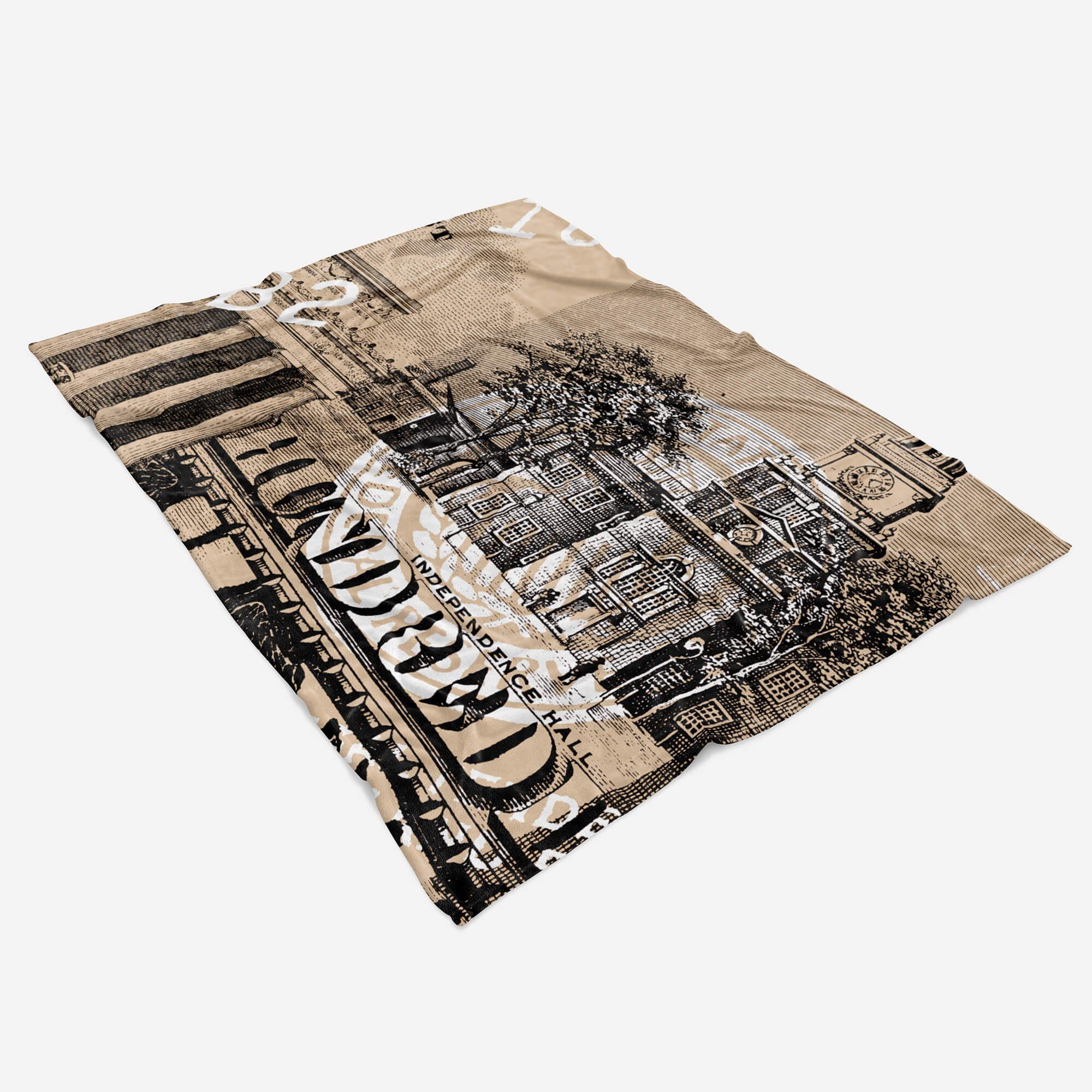 Saunatuch Sinus Dollarschein Handtücher Handtuch Baumwolle-Polyester-Mix Strandhandtuch Fotomotiv Kuscheldecke Art (1-St), Handtuch Nahau, mit