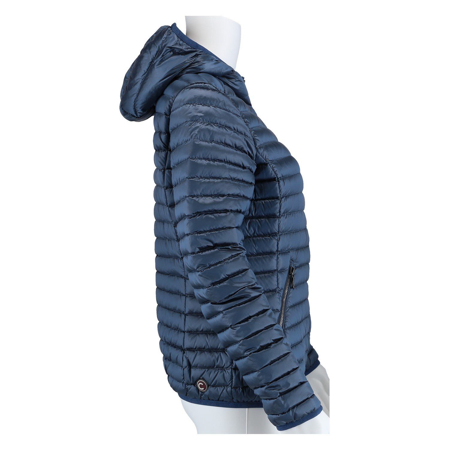 Colmar Winterjacke Übergangansjacke (warm, Daunen Steppjacke, feste Kapuze) blau Damen