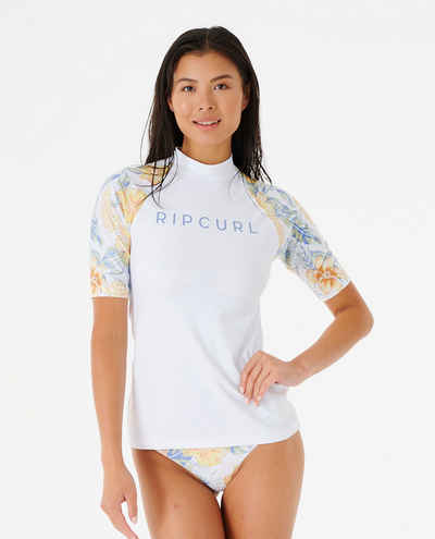 Rip Curl Rash Guard Kurzärmliges Always Summer Oberteil mit UV-Schutzfaktor 50+