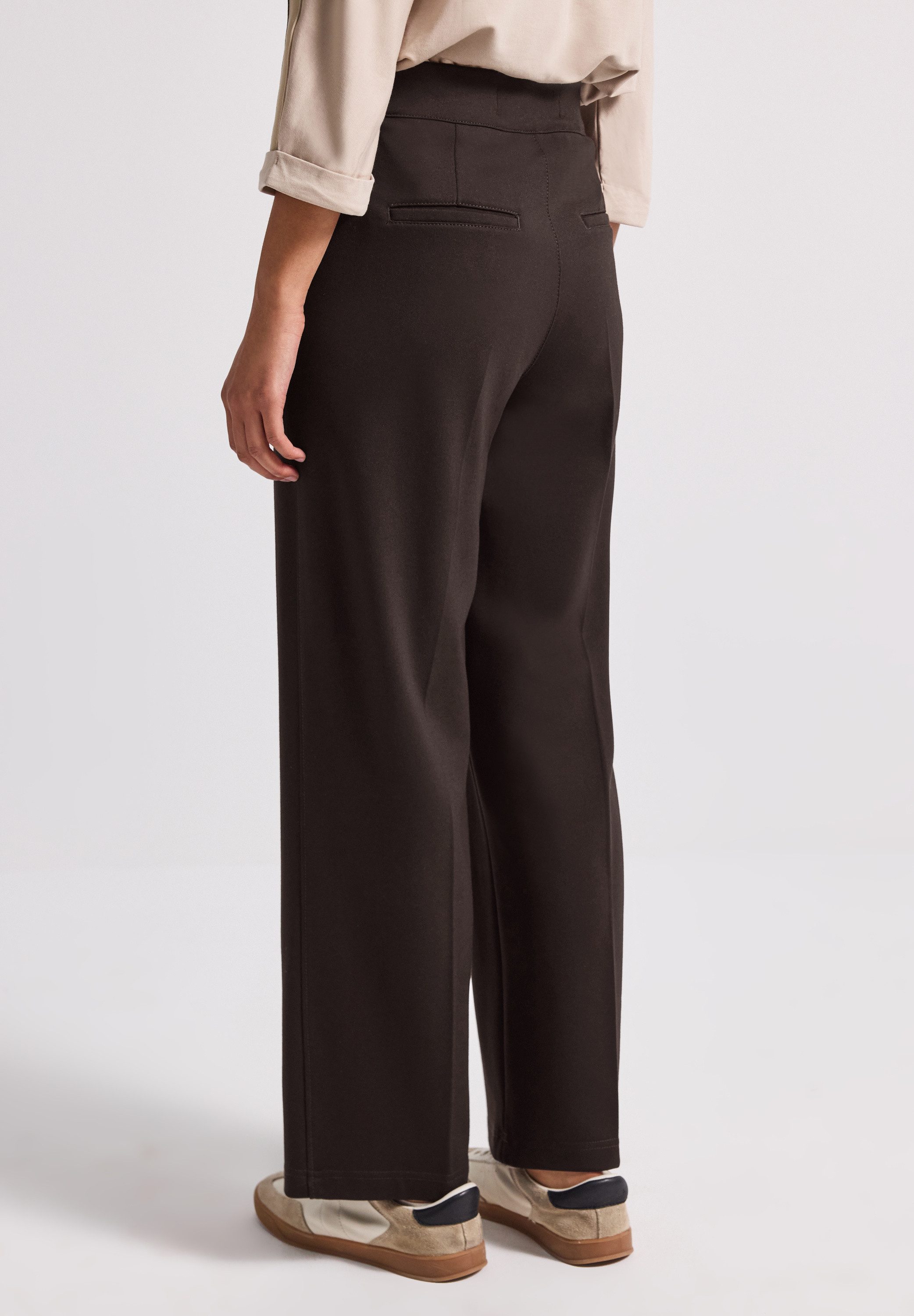 STREET ONE Stoffhose Straight Leg, High Waist günstig online kaufen