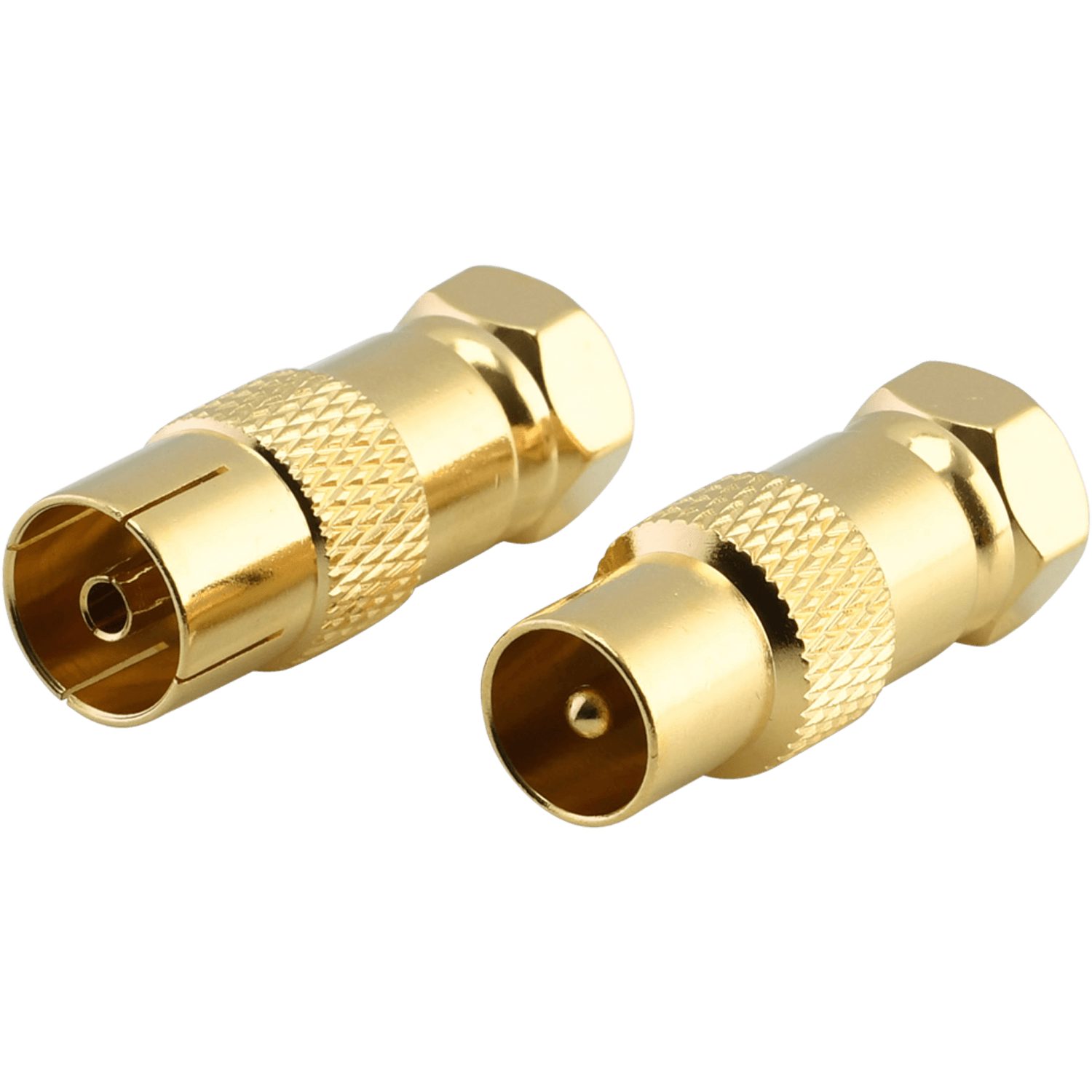 Antenna AD F Antennenadapter Antennenstecker/-buchse auf F-Stecker Set Audio- & Video-Adapter