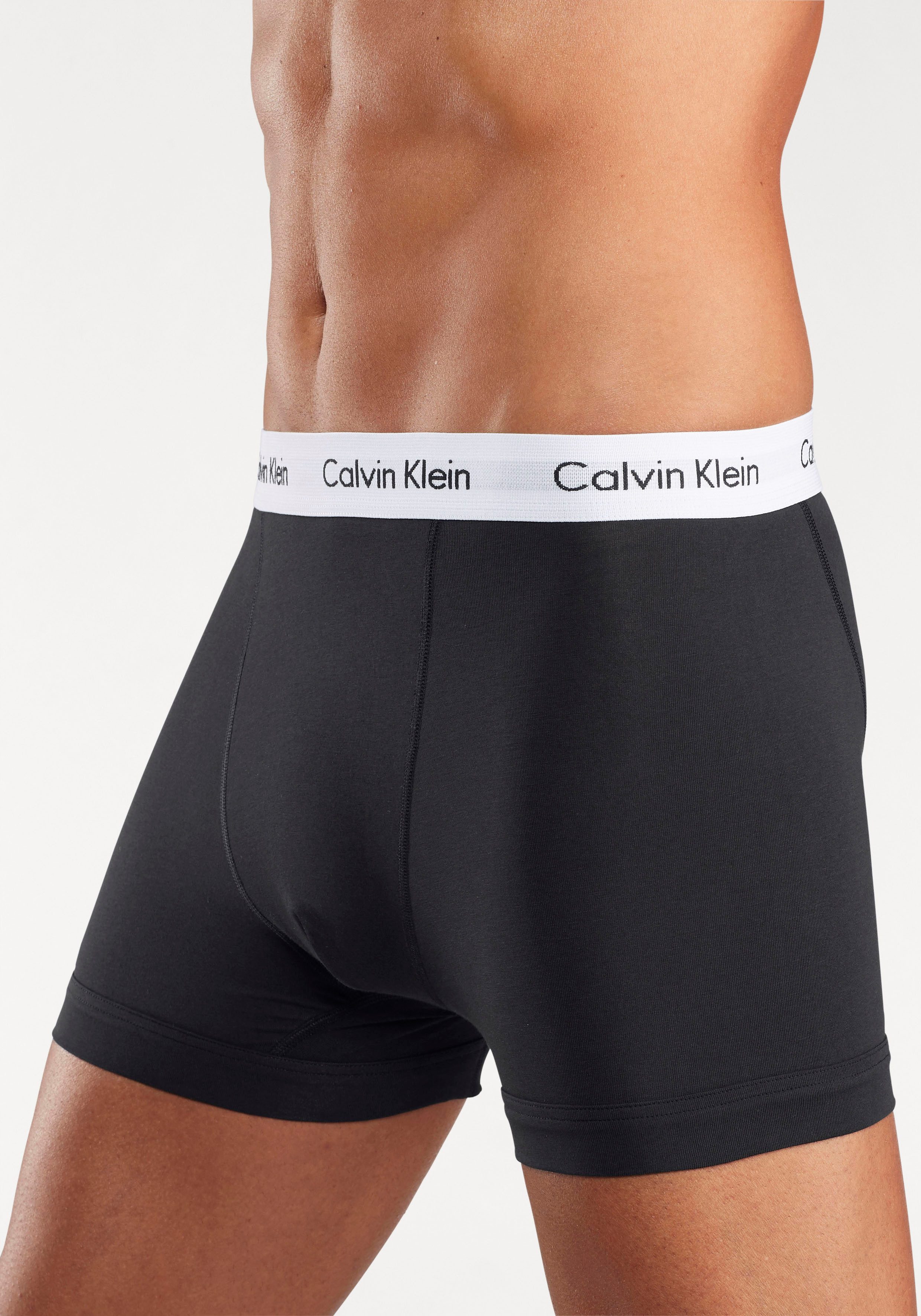 Calvin Klein Underwear Boxer CK Boxer 3x (3-St) mit Logoschriftzug am Bund – Bild 3 von 5