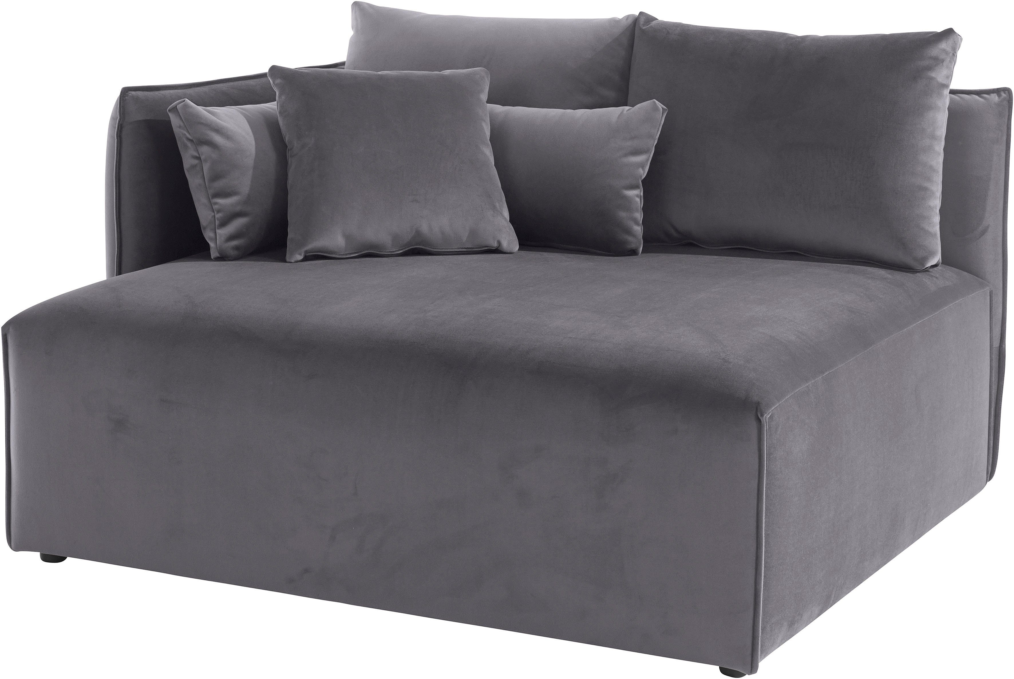 OTTO home Ottomane Nöre, kurzes Lounge-Modul - zum Zusammenstellen, Breite 138 cm, Tiefe 128 cm