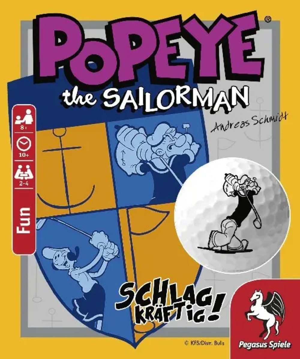 Spiel Popeye - Schlagkräftig! - Bierdeckelspiel (Spiel)