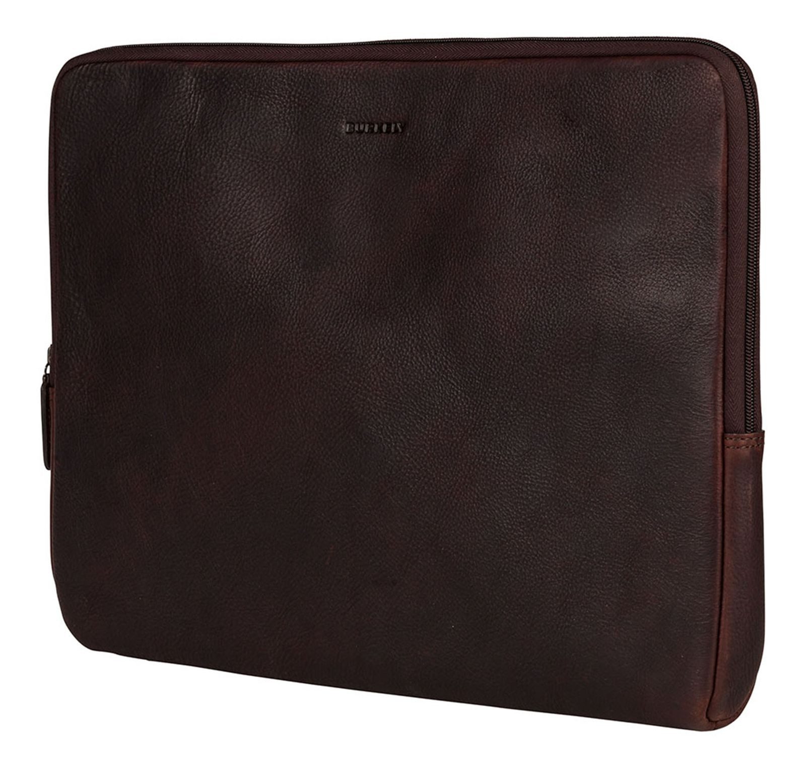 Burkely Laptop-Hülle Laptop Sleeve 15,6", aus echtem Leder