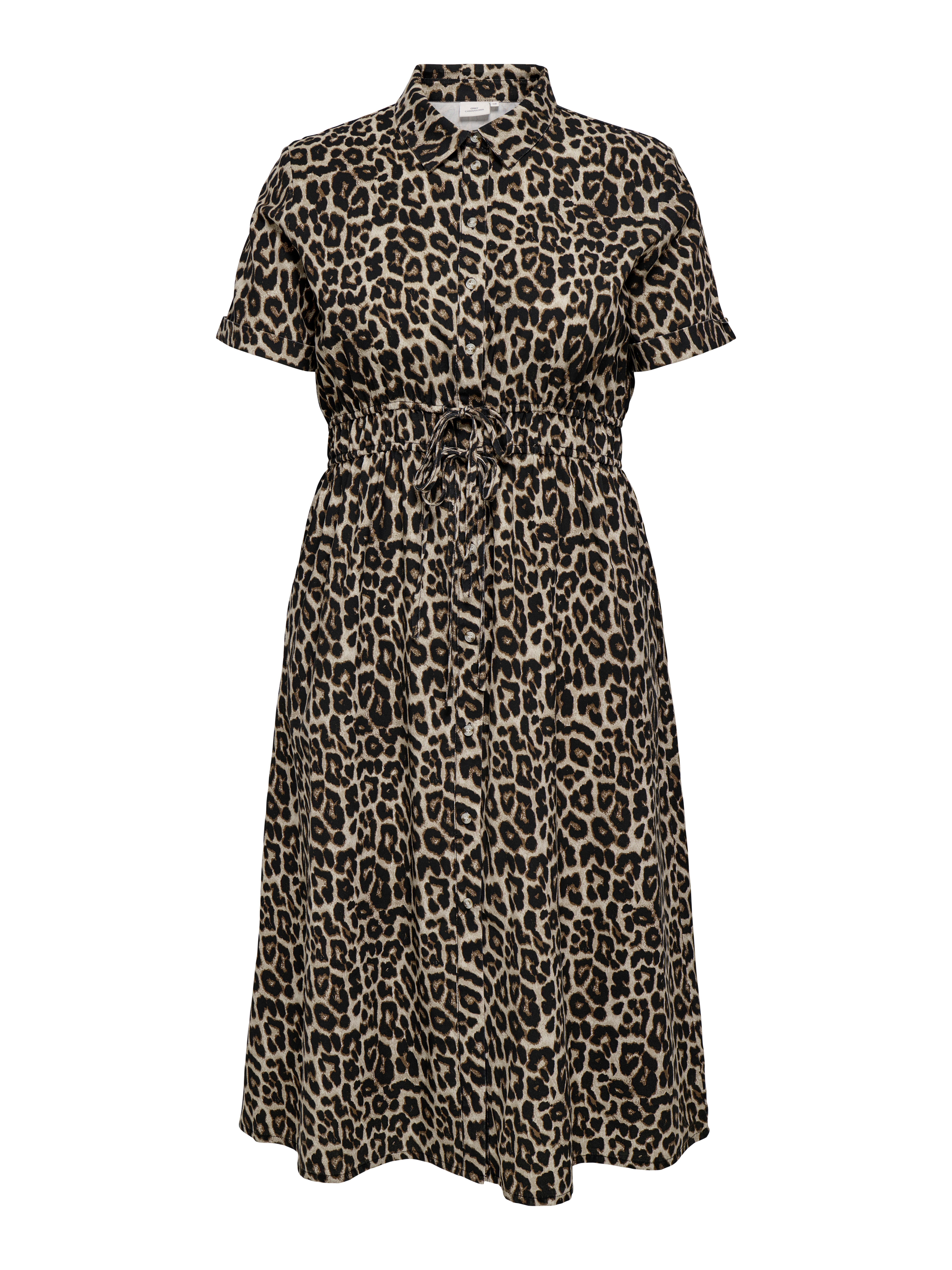 ONLY CARMAKOMA Blusenkleid CARARIS LIFE 2/4 LONG SHIRT DRESS PNT Sommerklei günstig online kaufen