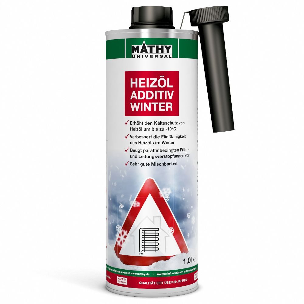 MATHY Öl-Additiv MATHY SPEZIAL-H Winter Heizöl-Additiv 1,0 l, 1,0 l, (1-St) Heizöl-Fließverbesserer erhöht den Kälteschutz