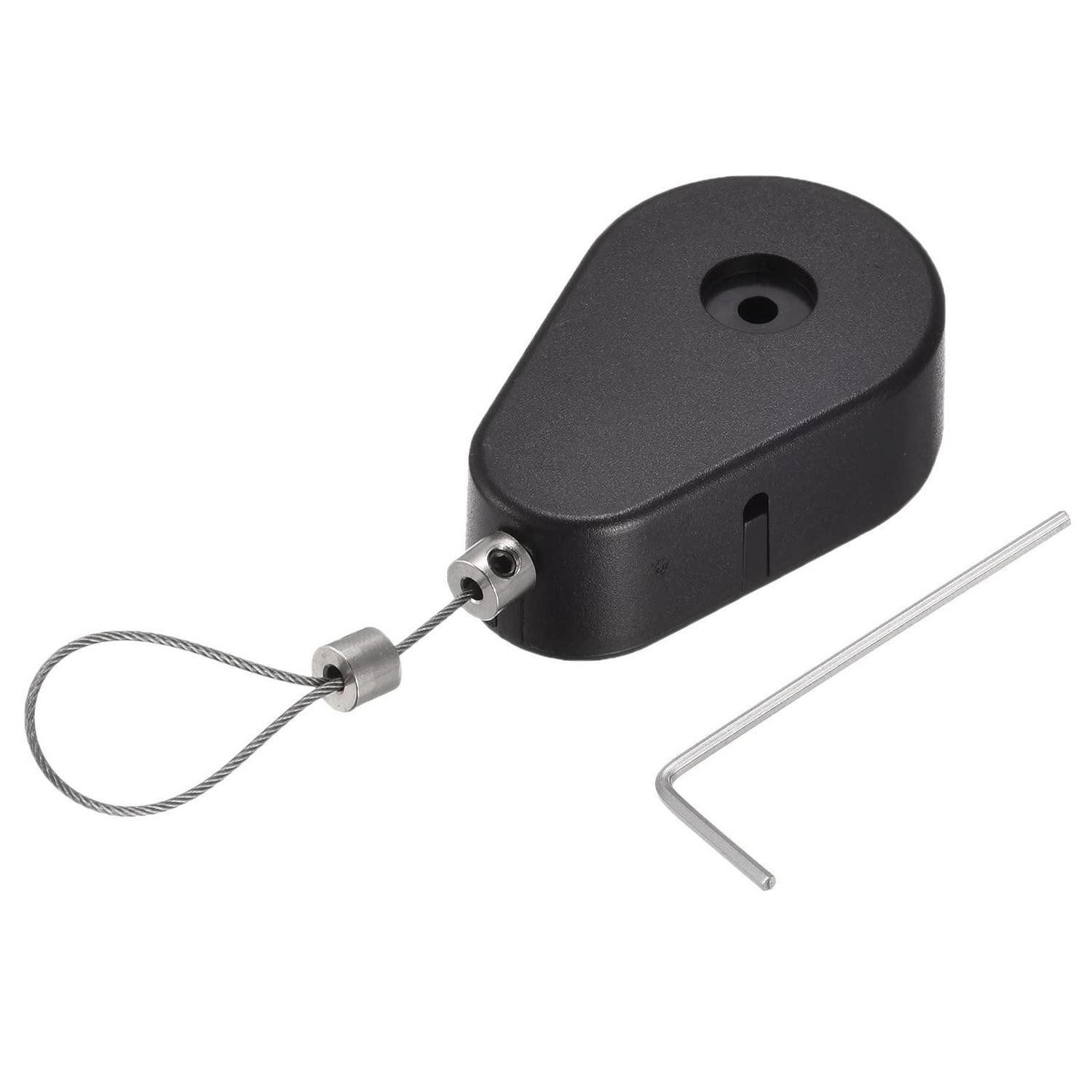 LuxusKollektion Kabelschloss Kabelschloss 2er-Pack Schwarz 600g Zugkraft