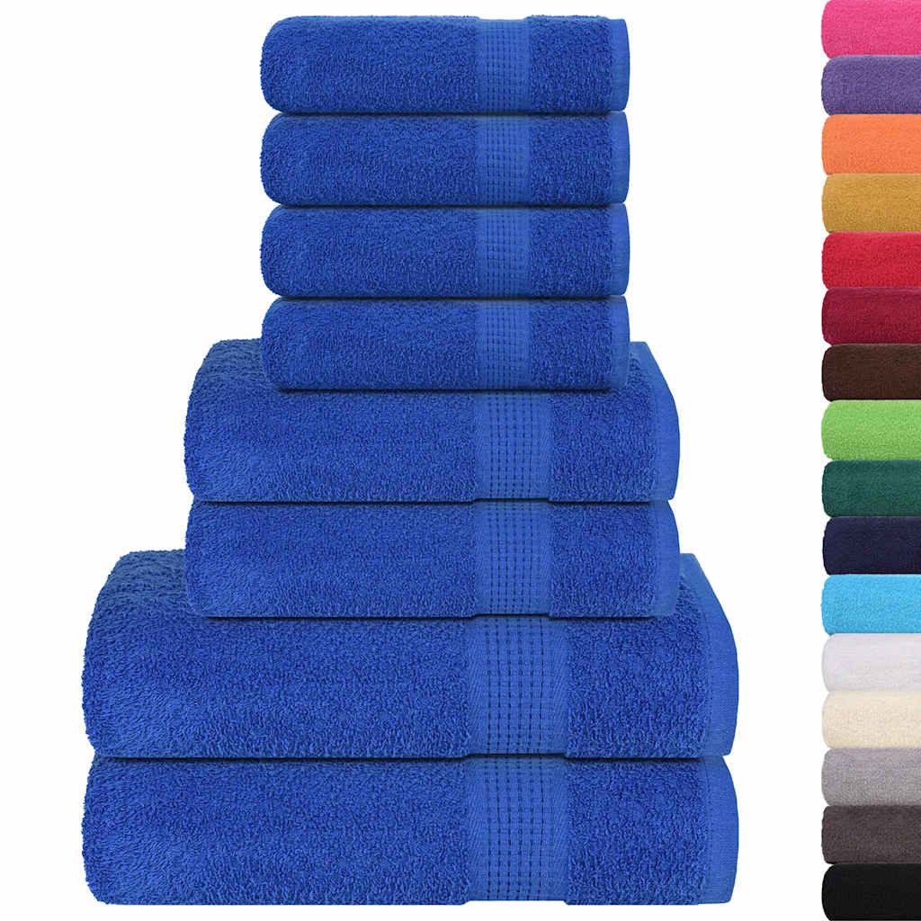 vidaXL Badetücher 8-tlg. Handtuch-Set Blau 360 günstig online kaufen