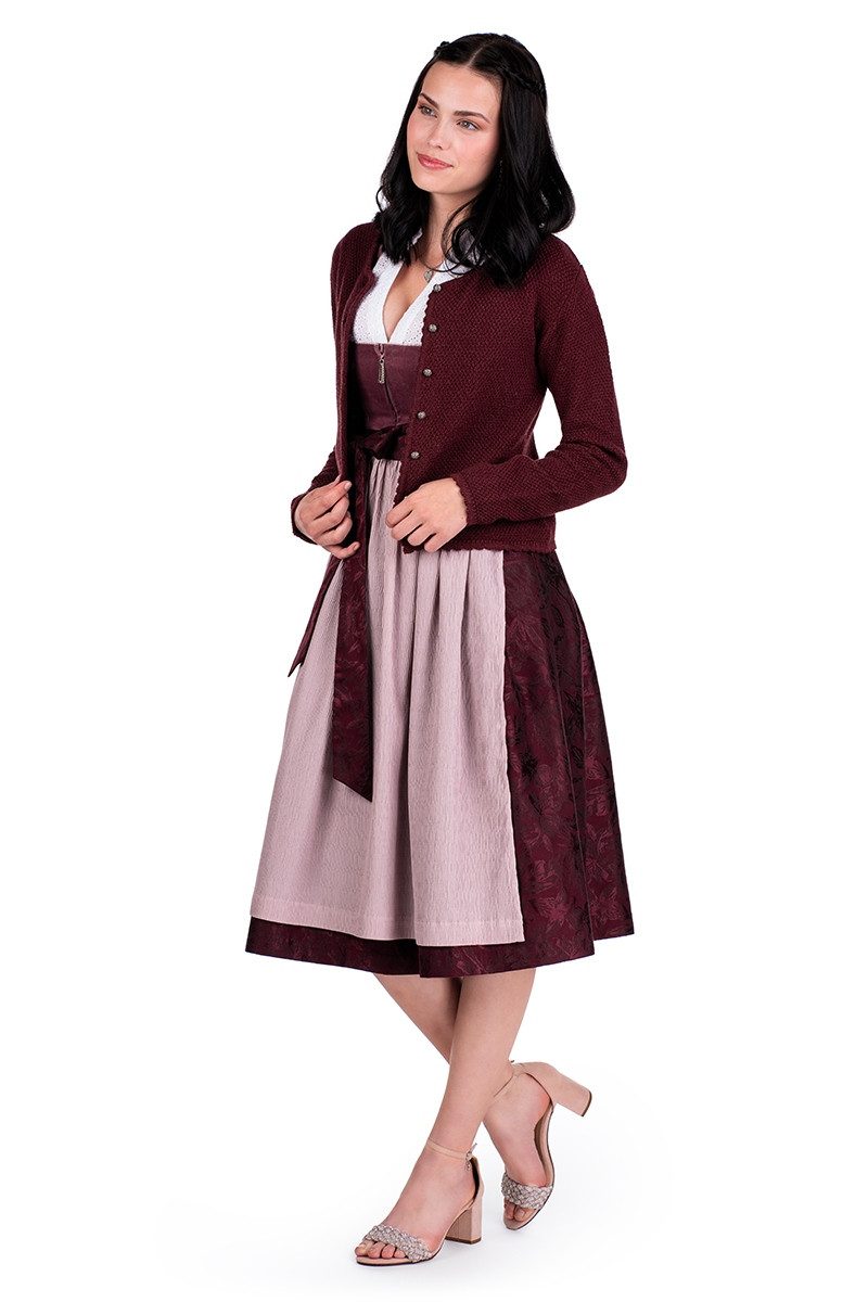 MarJo Dirndl Samt Dirndl 2tlg. - IRSEE - traube/mauve