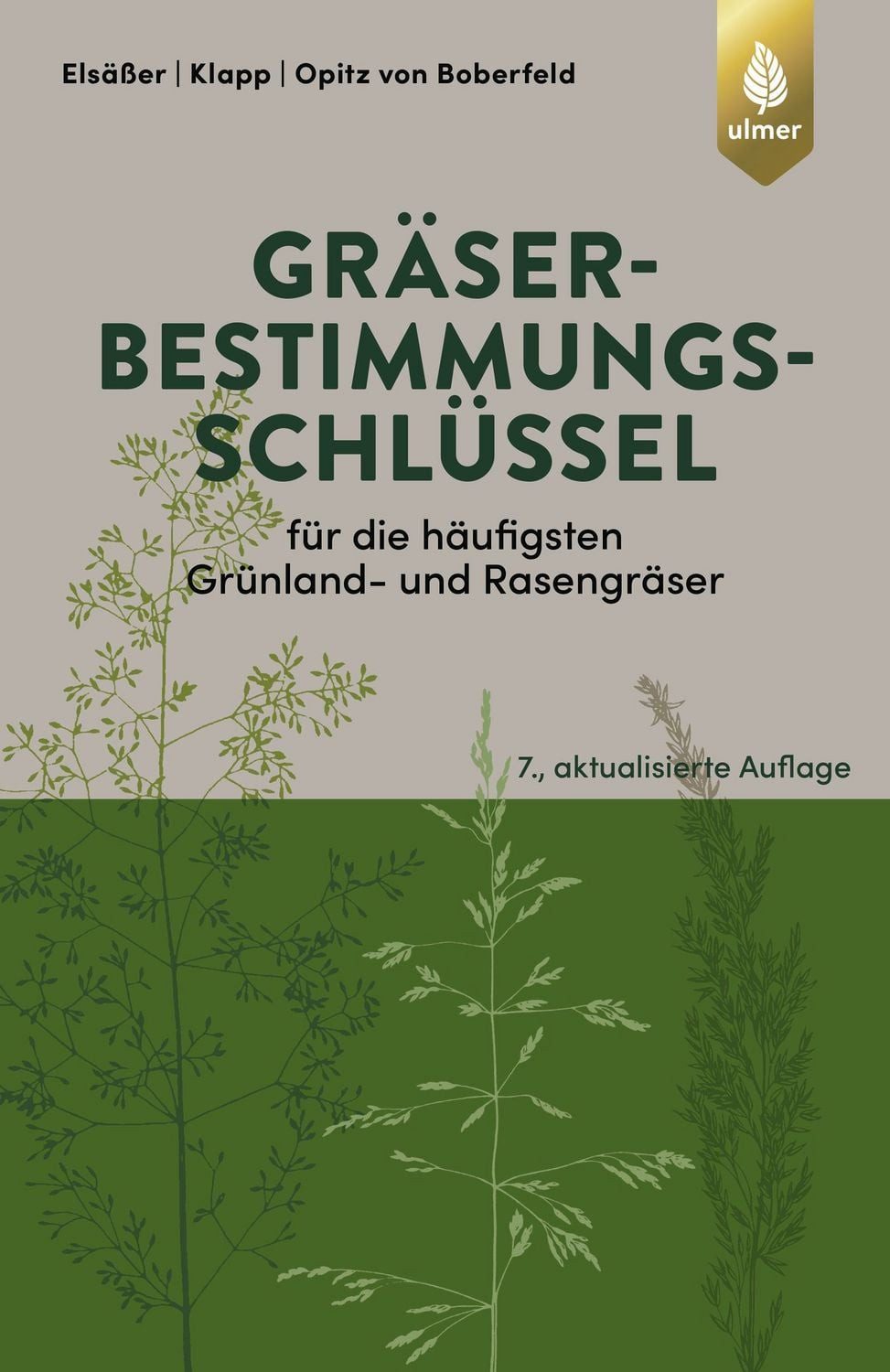 Gräserbestimmungsschlüssel für die häufigsten Grünland- und Rasengräse / Martin Elsässer, Ernst Klapp, Wilhelm Opitz Boberfeld, Zur Ansprache im blütelosen Zustand