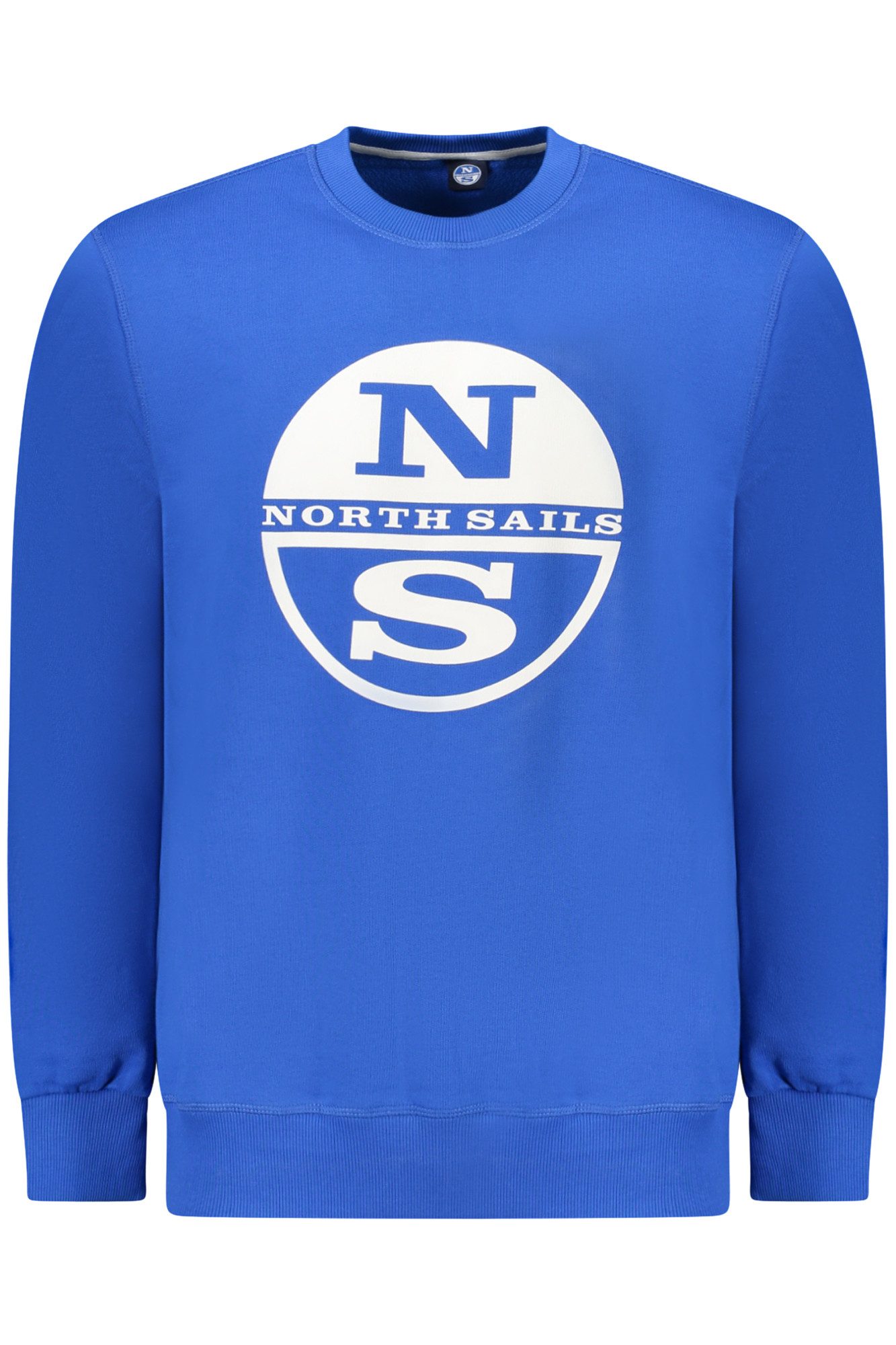 North Sails Sweatshirt Blaues Herren-Langarm-Sweatshirt mit Rundhals und