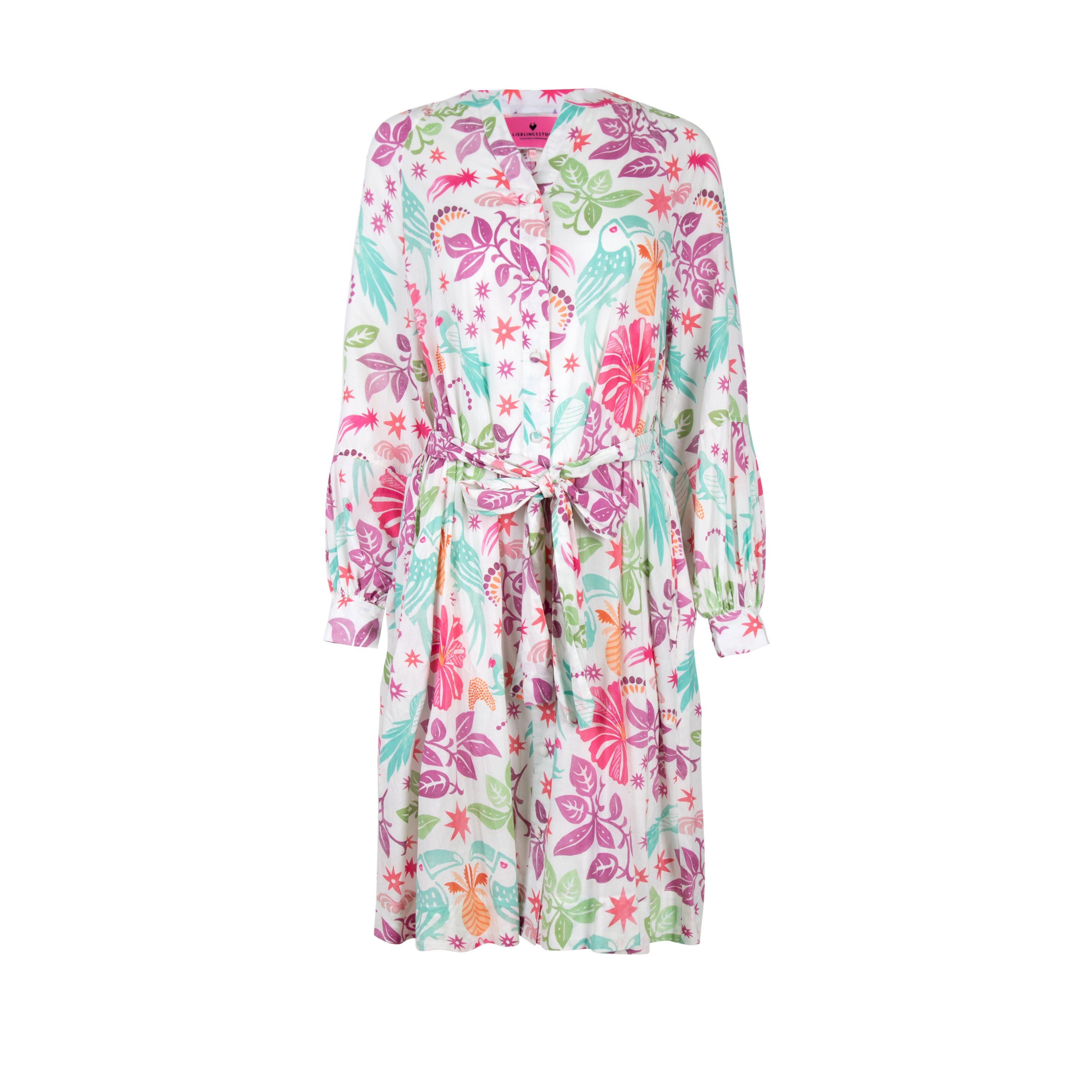 Lieblingsstück Druckkleid ReliaL mit farbigem allover günstig online kaufen