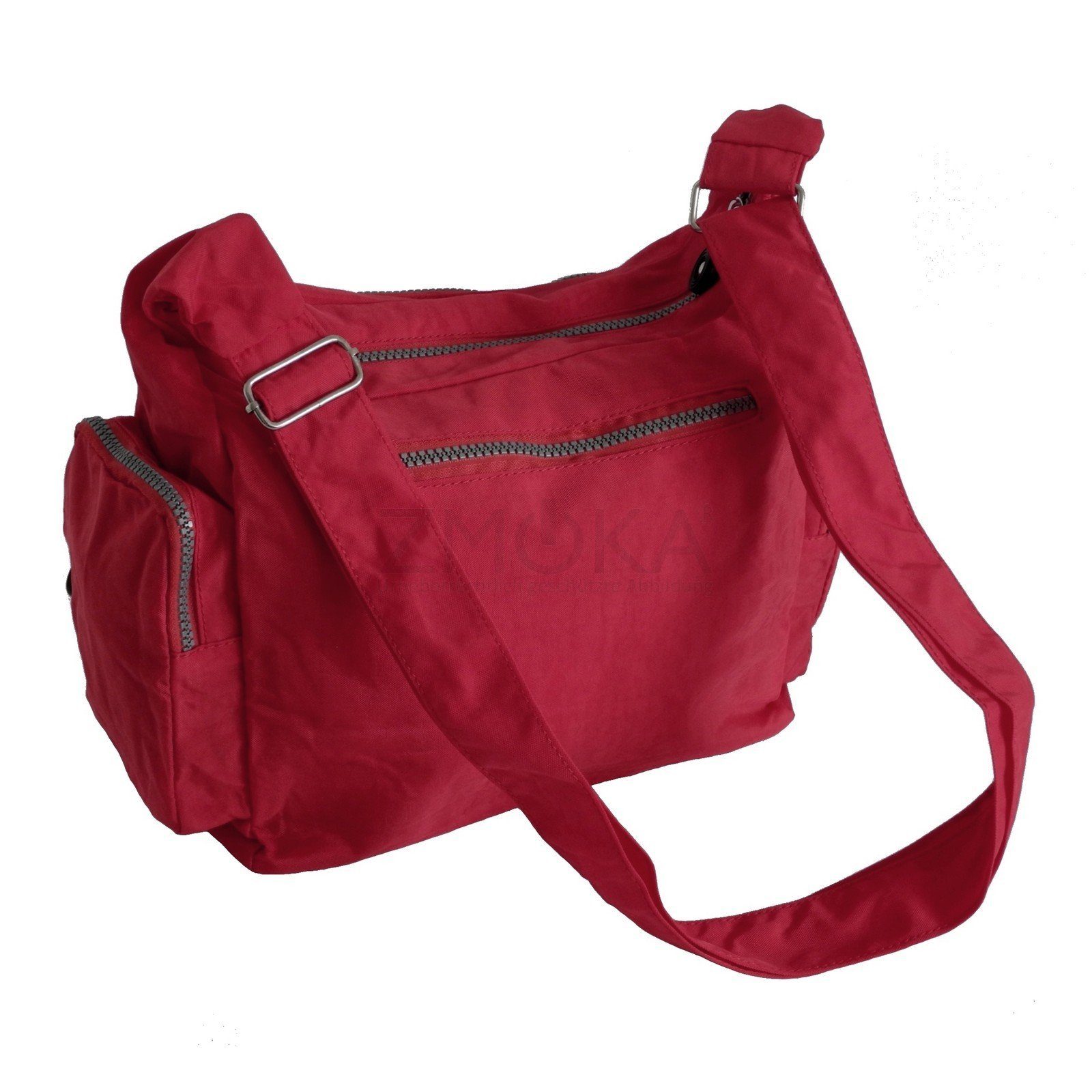 Street Bag BAG Umhängetasche - Crossbody STREET Rot Umhängetasche Bag Schultertasche Stofftasche
