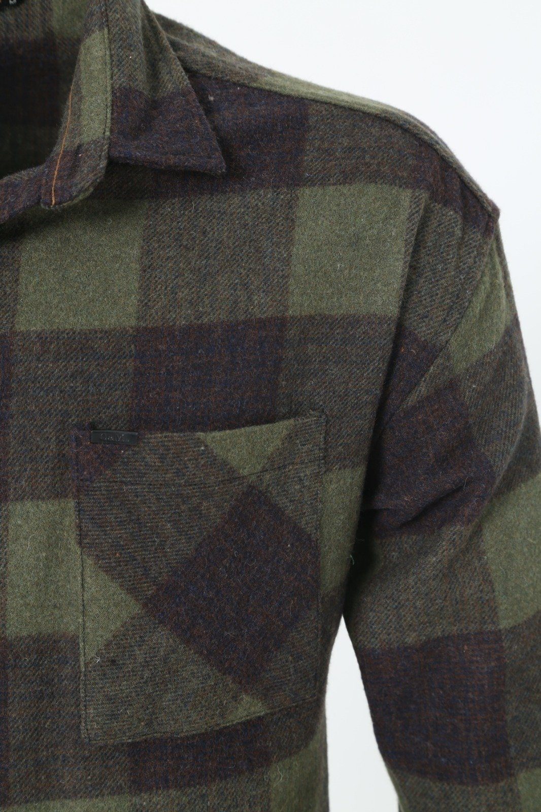 Megaman Jeans Flanellhemd Flanellhemd H-266 Flanellhemd Kariert Hemd Holzfä günstig online kaufen
