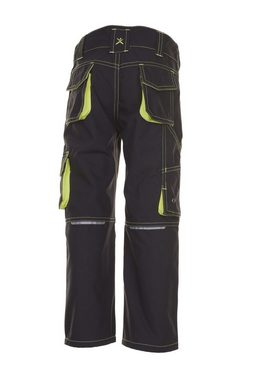 Planam Arbeitshose Bundhose Basalt Neon Junior anthrazit/gelb Größe 134/140 (1-tlg)