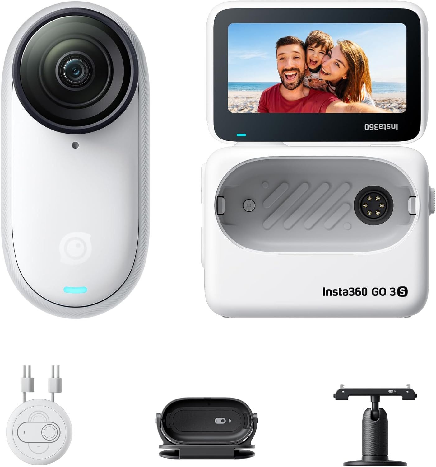 Insta360 Insta360 GO 3S - Tragbare 4K Mini-Kamera Action Cam (4K Ultra HD, WLAN (Wi-Fi), Bluetooth)