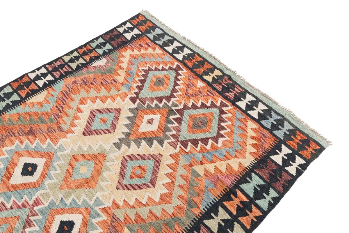 Orientteppich, Kelim rechteckig, Handgewebter 149x195 Nain Afghan mm 3 Trading, Orientteppich Höhe: