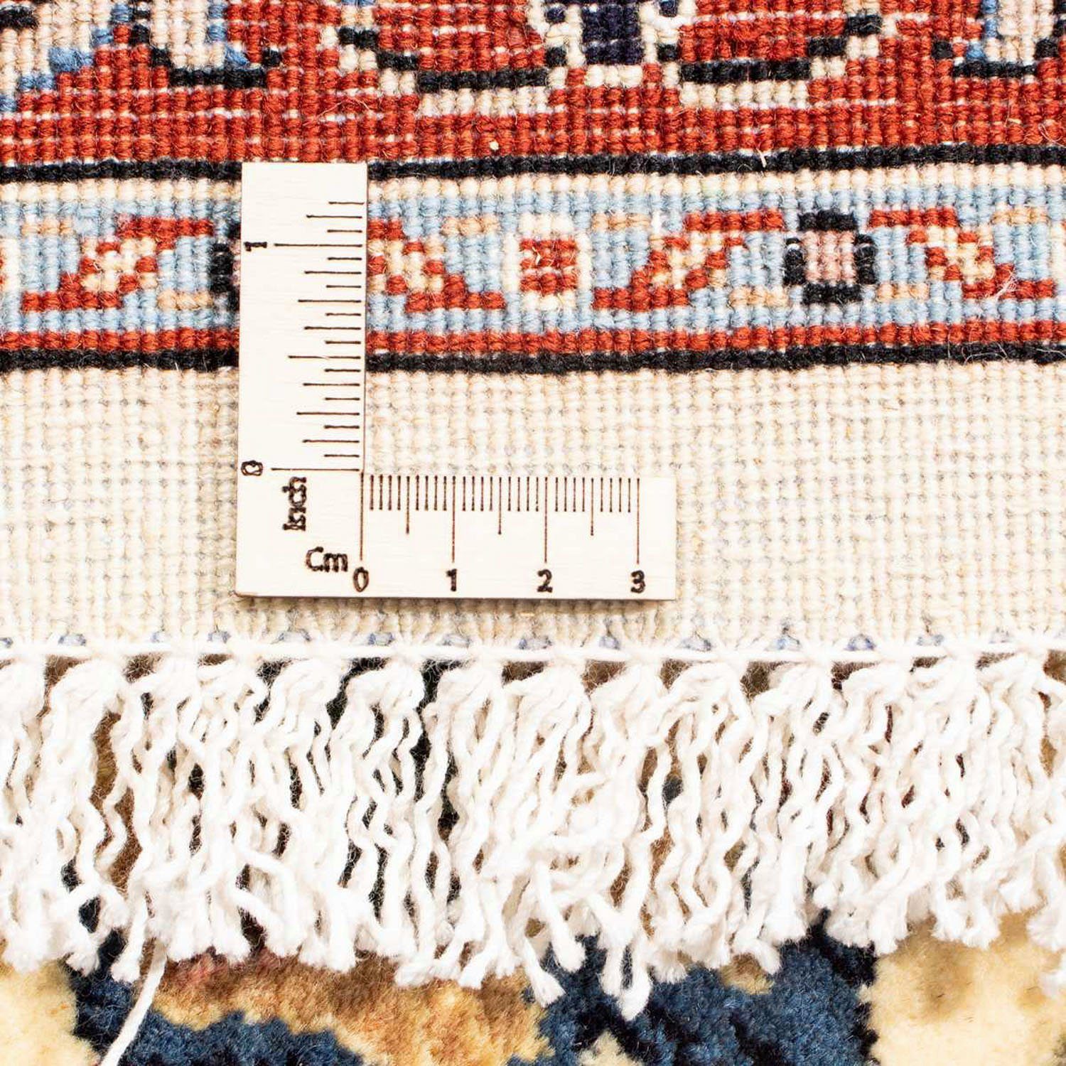 Wollteppich Kaschmar Blumenmuster Beige rechteckig, mit Zertifikat morgenland, cm, x Unikat 200 mm, 10 302 Höhe