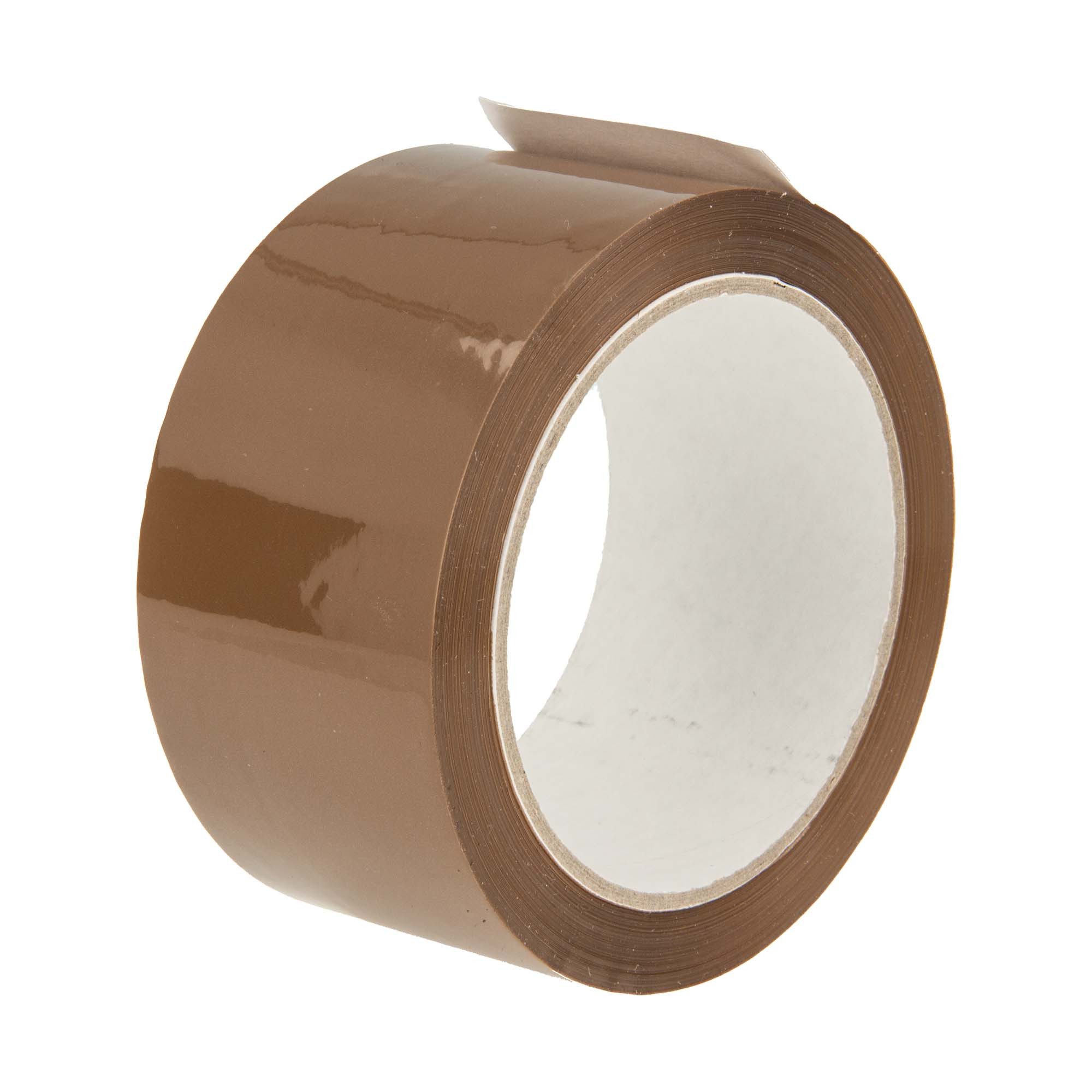 tecuro Klebeband PREMIUM Acrylat-Paketklebeband PP31, braun, 50 mm x 66 m leise abrollbar,UV-und alterungsbeständig