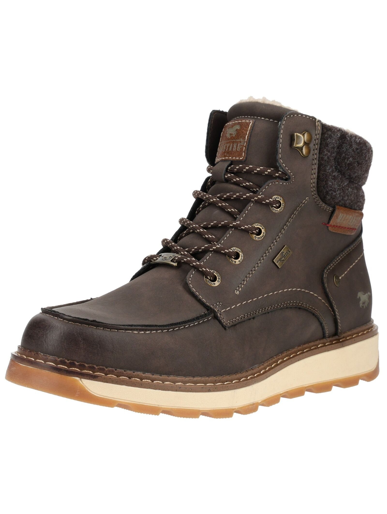 Mustang Shoes Mustang Shoes Stiefelette Lederimitat Schnürstiefelette