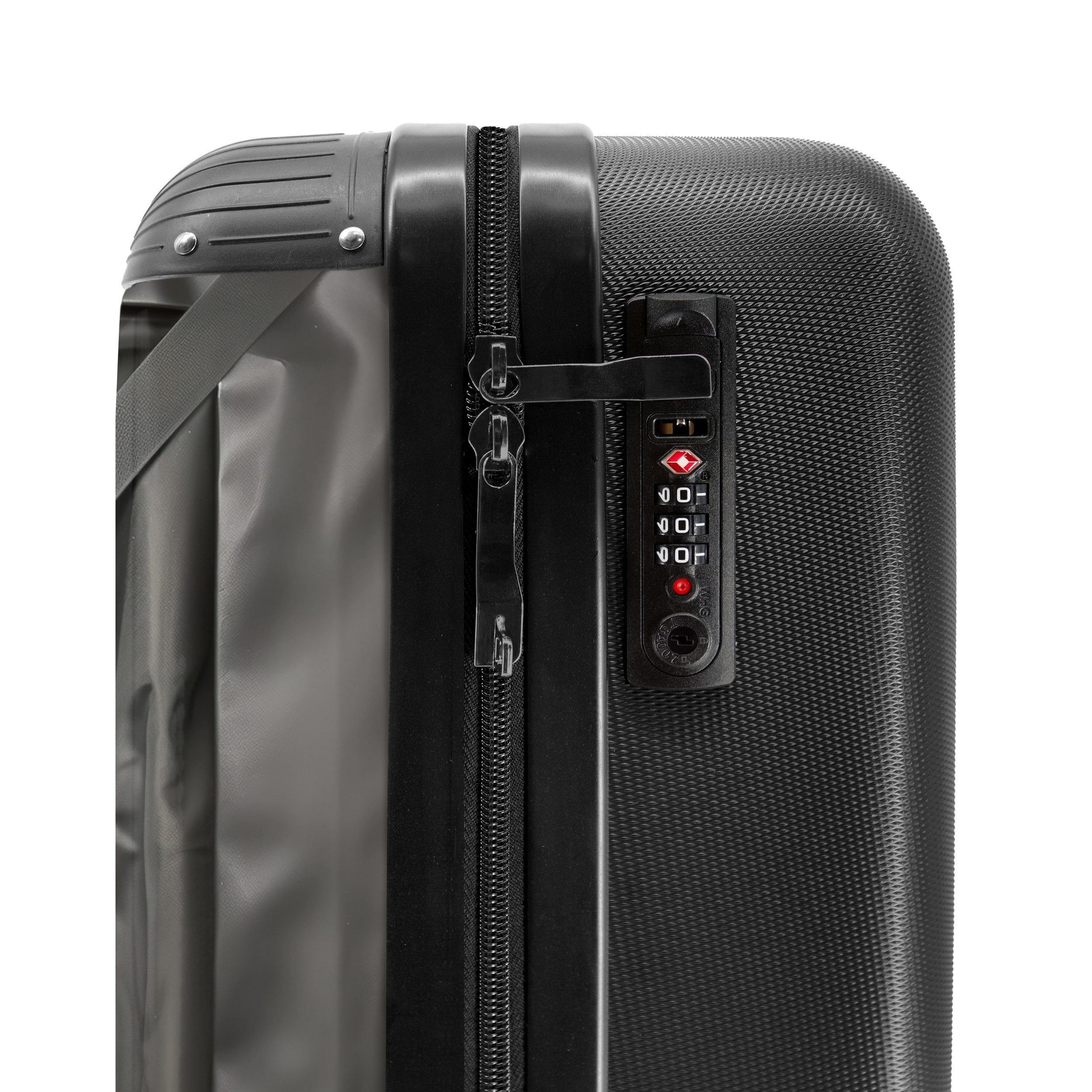 NoBoringSuitcases.com© Hartschalen-Trolley Reisendes Huhn 55x35x20cm, Reisetasche mit Rollen, Koffer Handgepäck Flugzeug – Bild 5 von 5