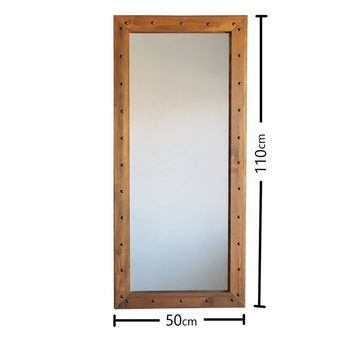 Skye Decor Wandspiegel Z50110CVNOS, 110x50x3 cm, 100% Kiefer Massivholz